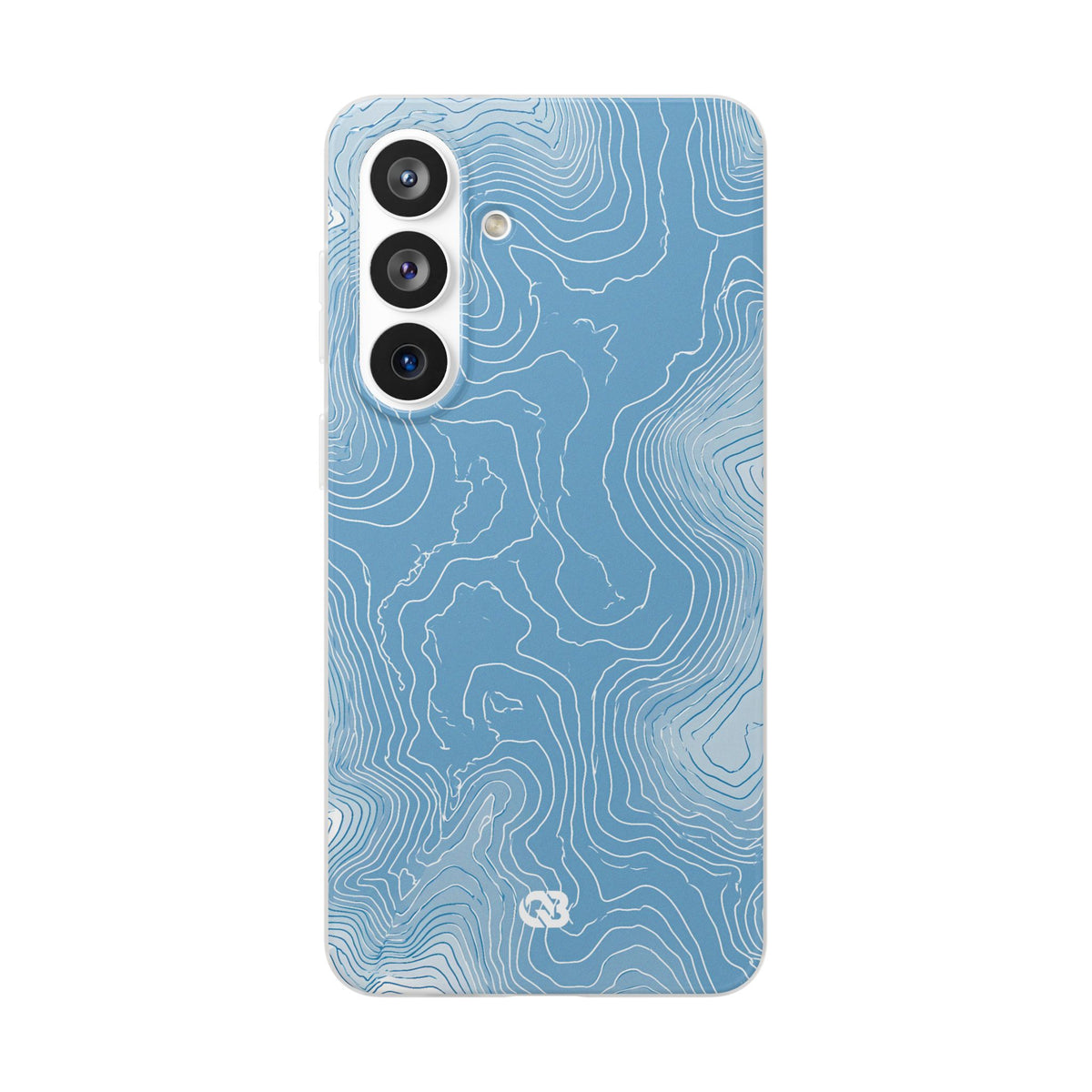 Glacial Basin Topo · Lite Phone Case for Samsung · Blue