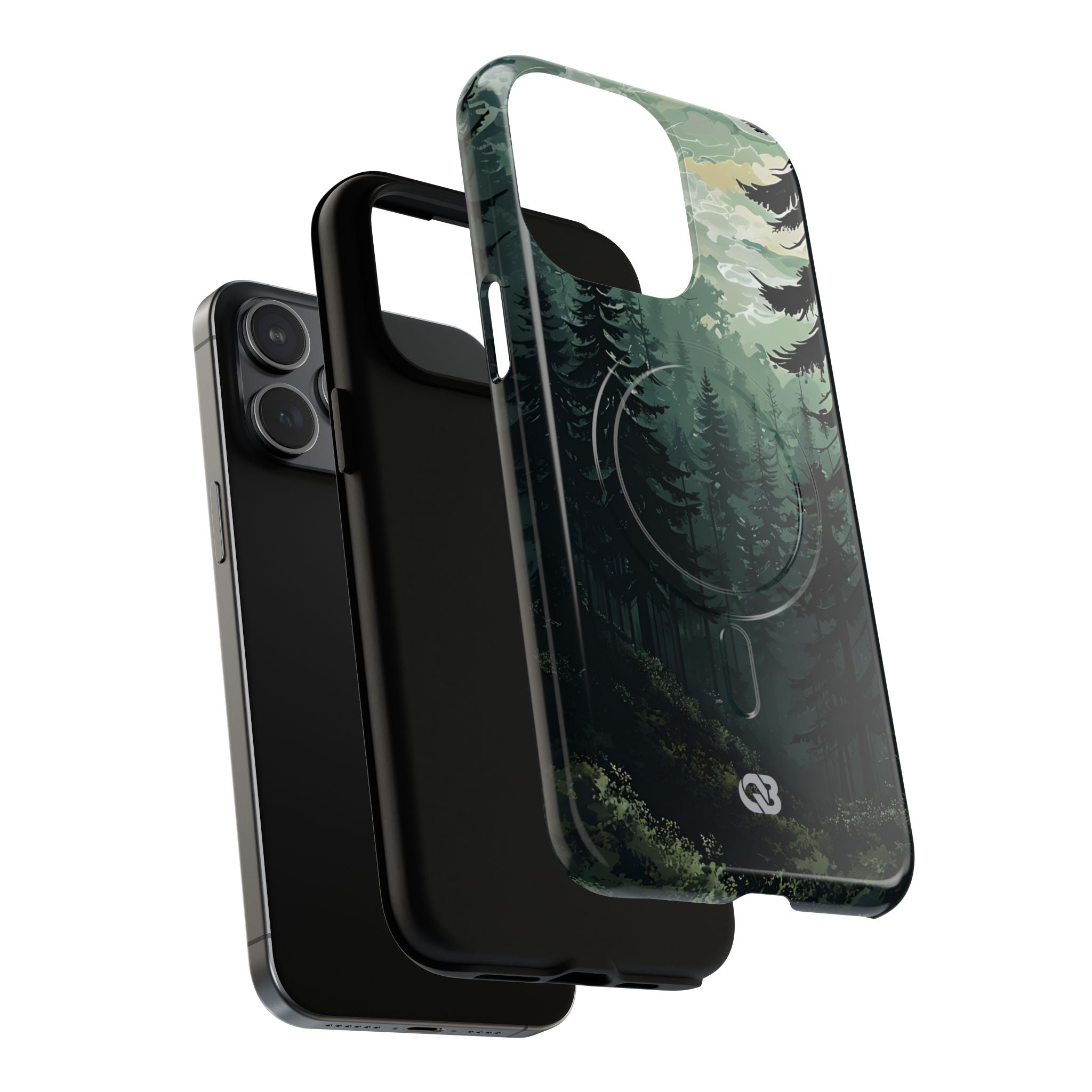 Misty Pine Shadow · Tough+ Phone Case for iPhone · Magsafe