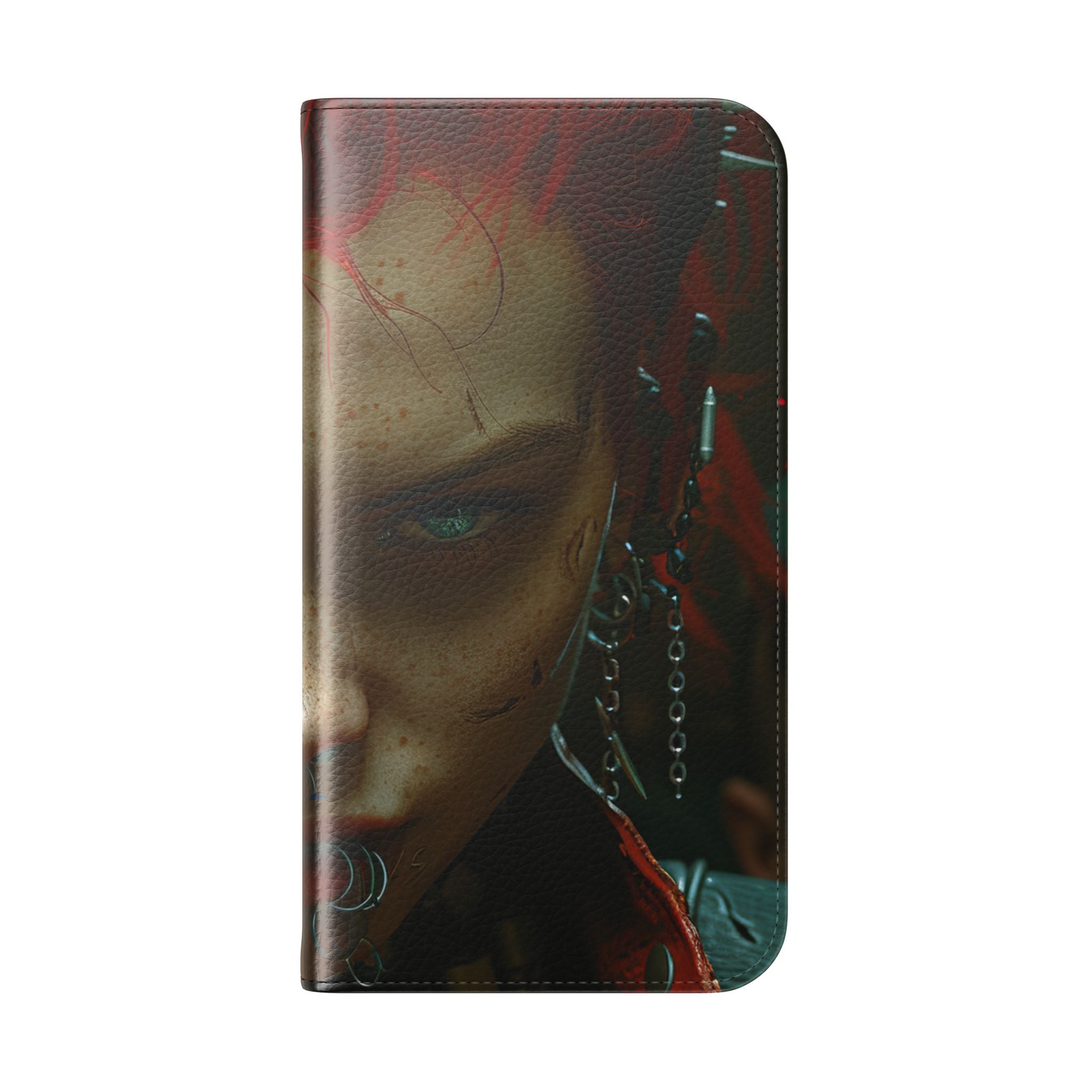 Scarlet Gaze - iPhone 15 Pro Case - Wallet