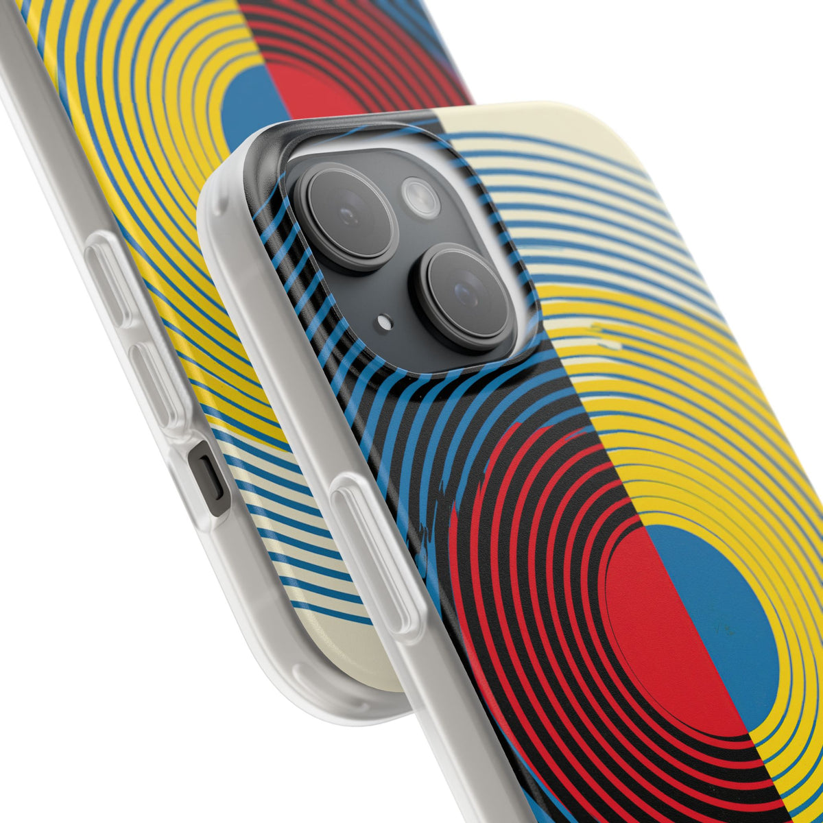 Blue Lite Phone Case for iPhone - Primary Circuit Orbit