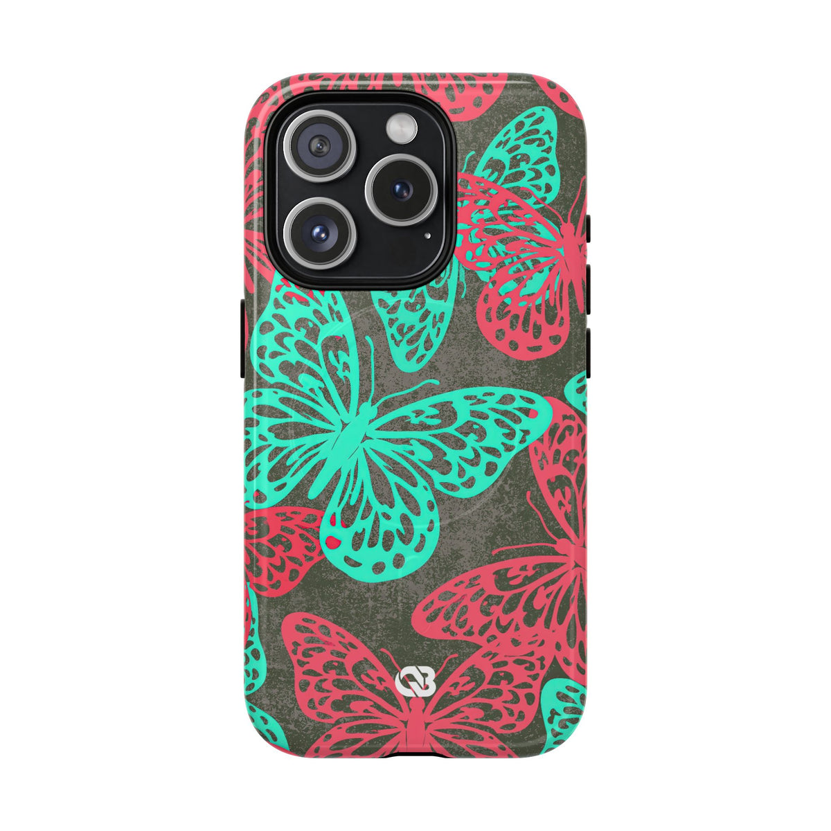 Electric Papillon · Tough 2.0 Magnetic Phone Case for iPhone · Pink