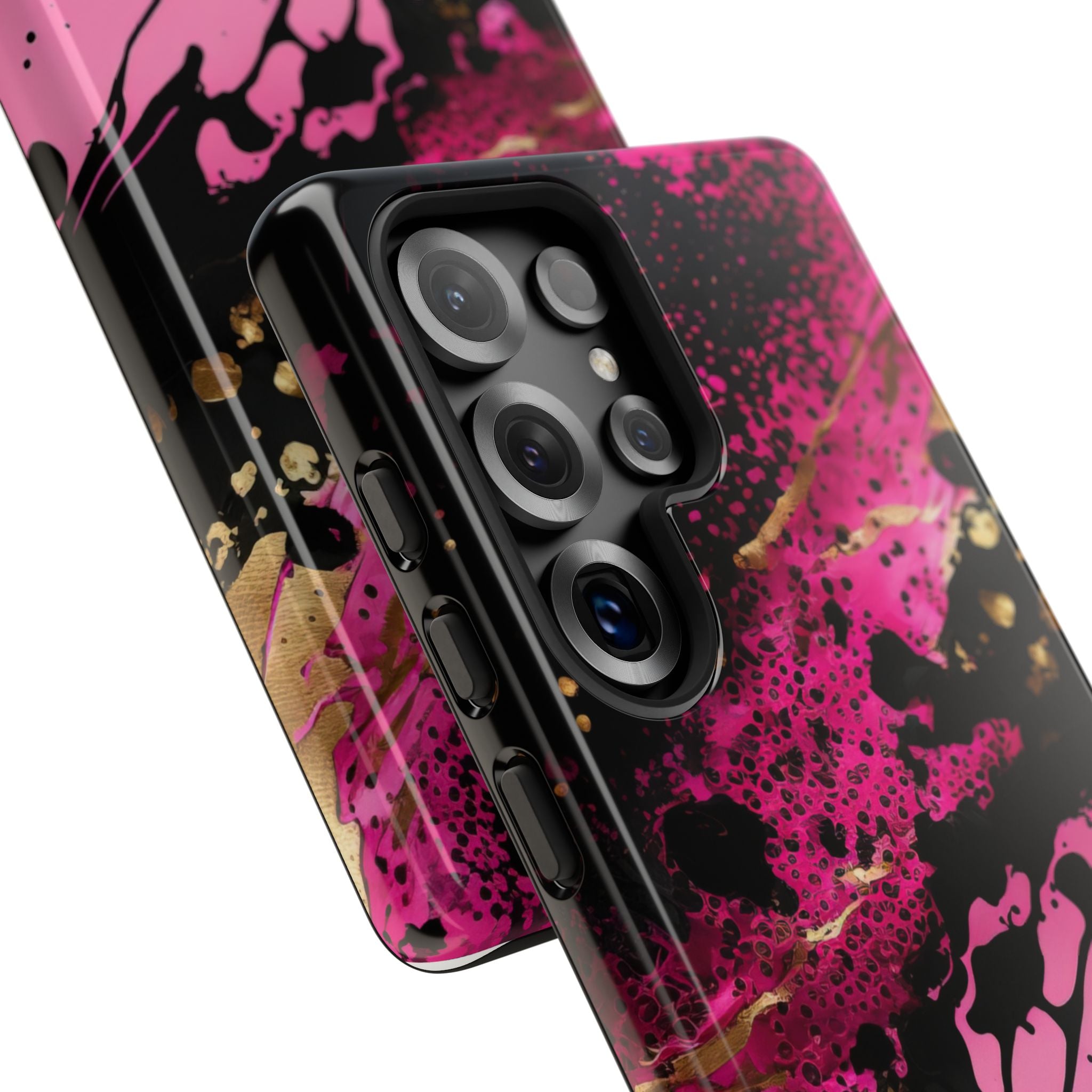 Magenta Liquid Gold · Tough Fundas para teléfono para Samsung