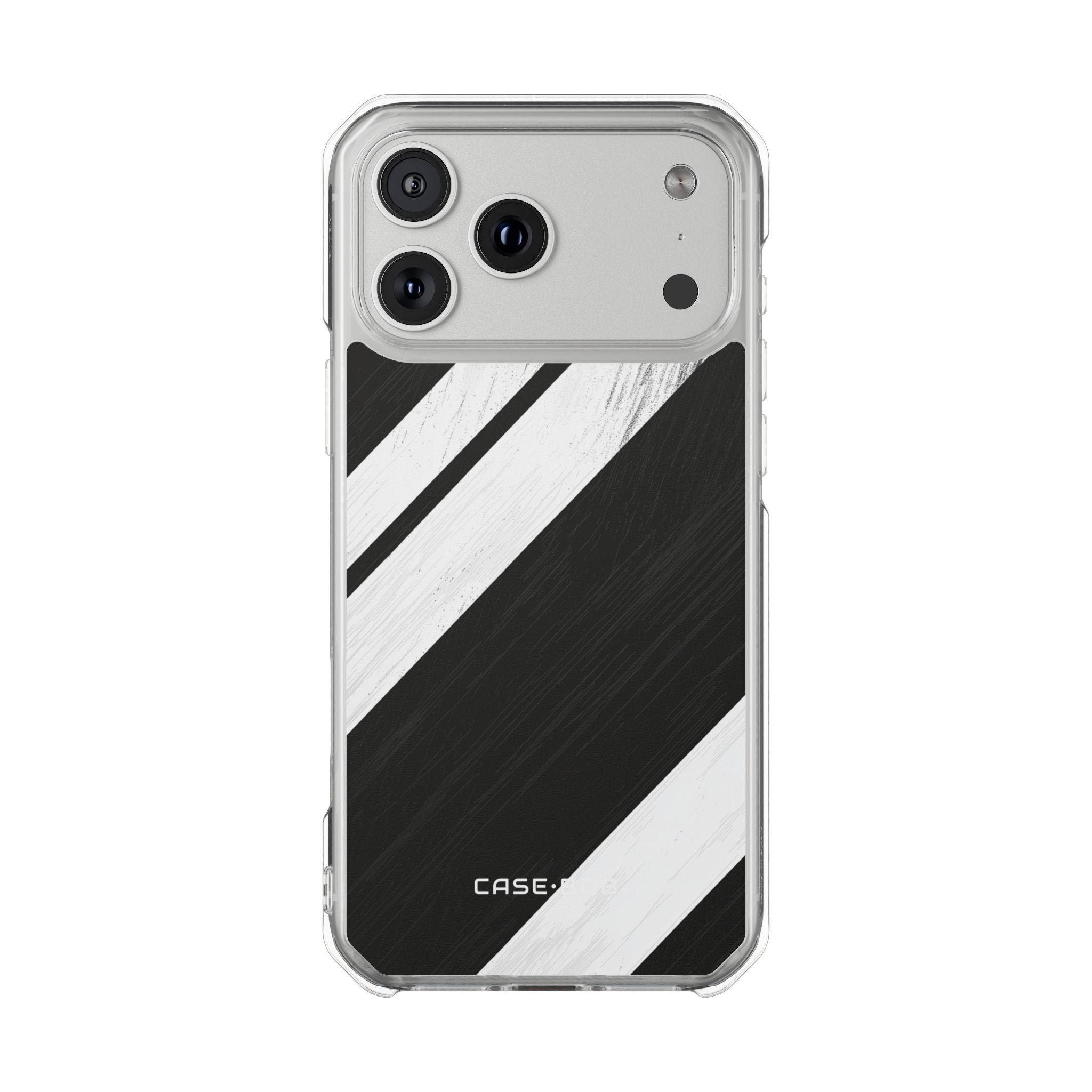 Diagonal Stripes Distress iPhone 17 Pro Max Cover - Impact