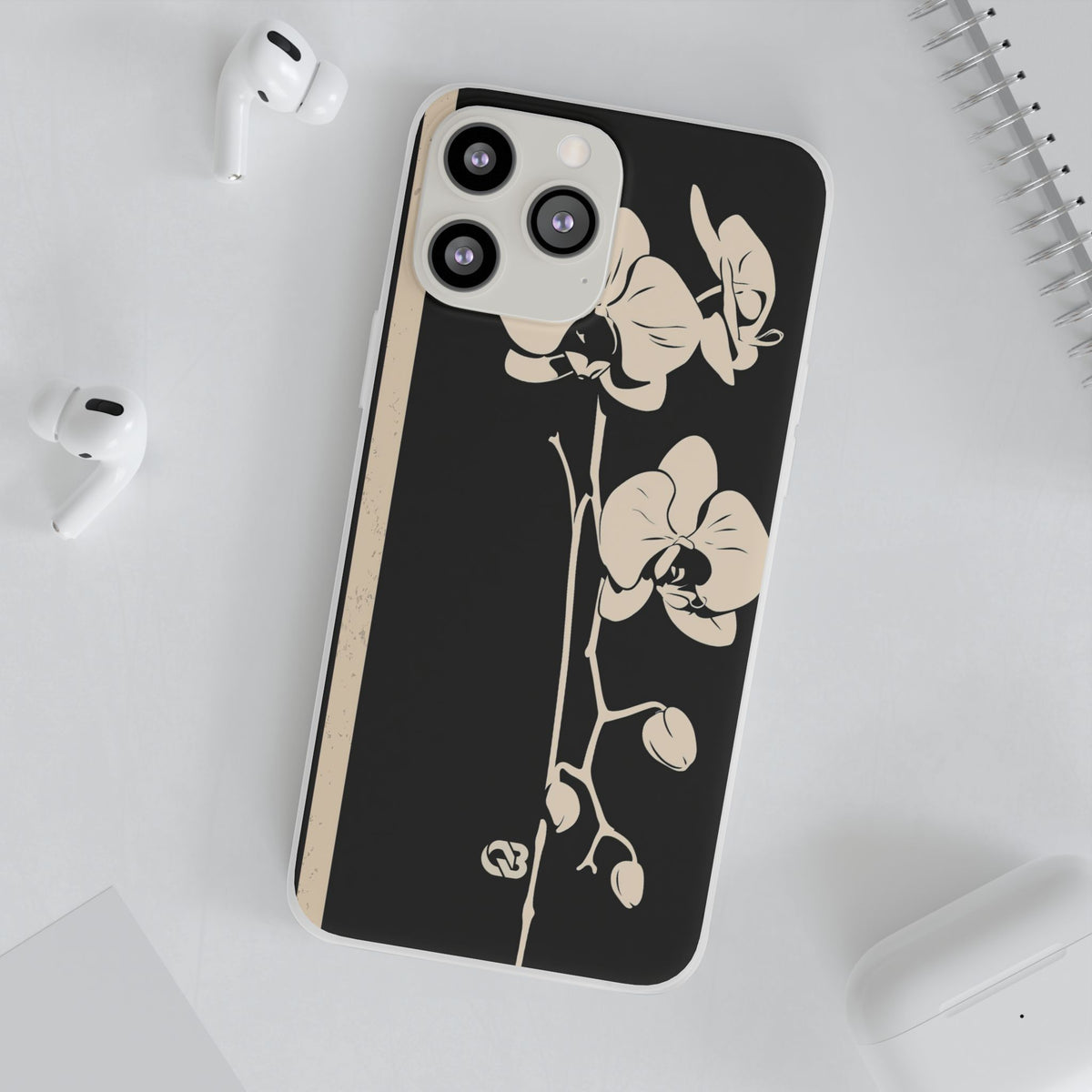 Nocturne Orchid · Lite Phone Case for iPhone · Black