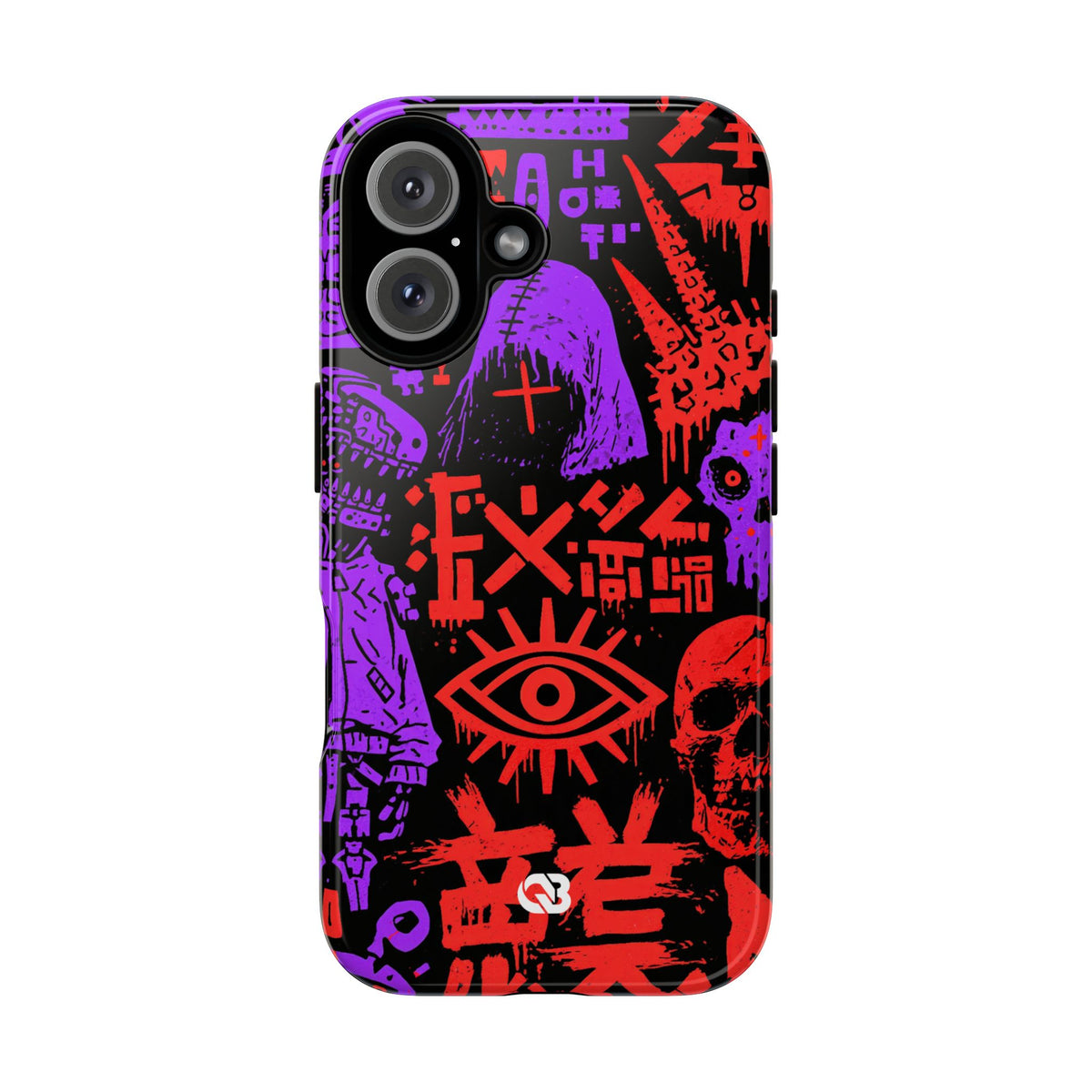 Underground Cyber Glyphs · Tough Phone Case for iPhone · Black