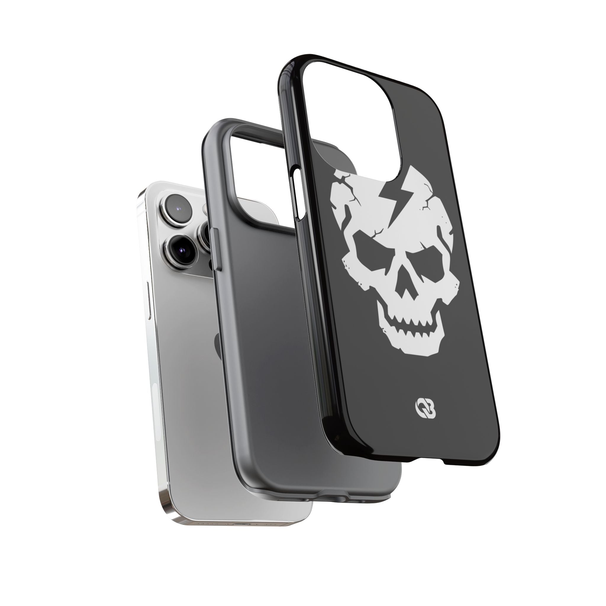 Shattered Bolt Skull · Tough Phone Case for iPhone