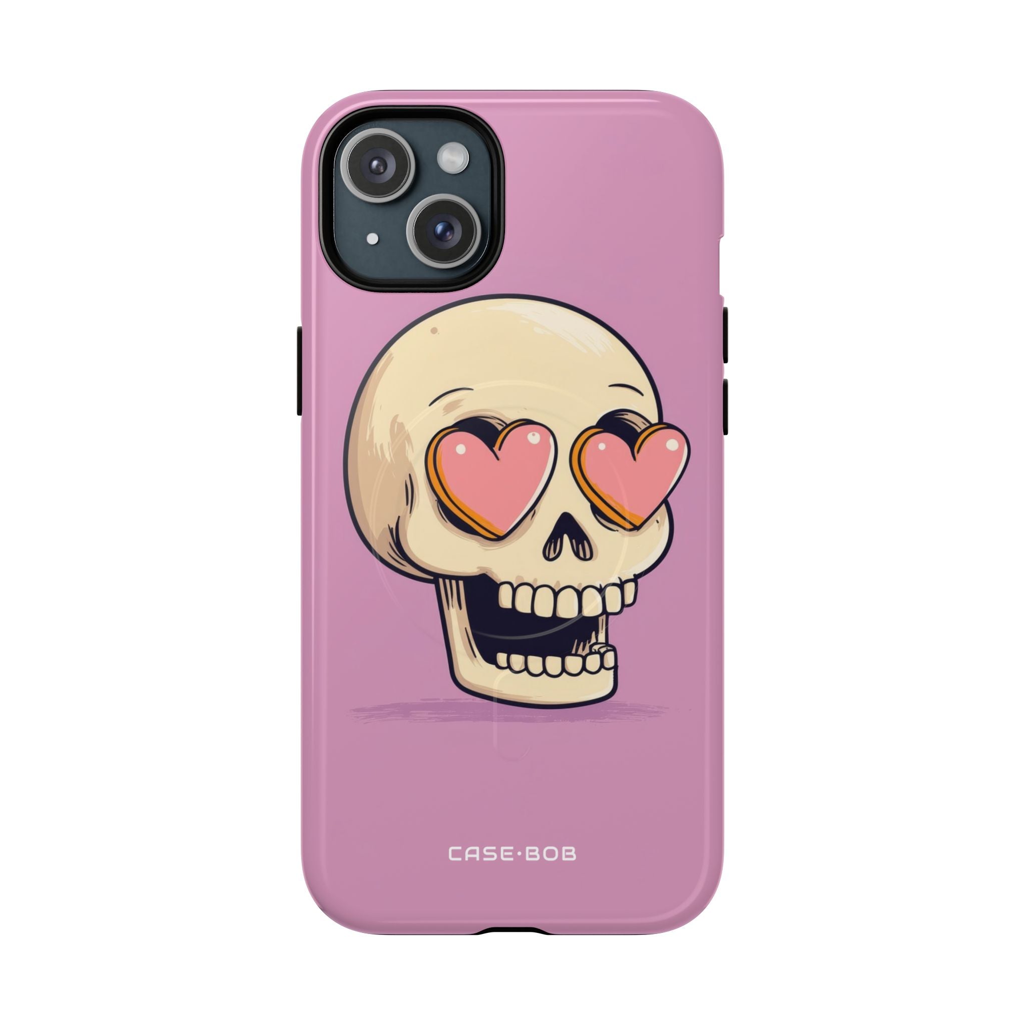 Hart Oog Skull iPhone 15 Plus Cover - Tough+