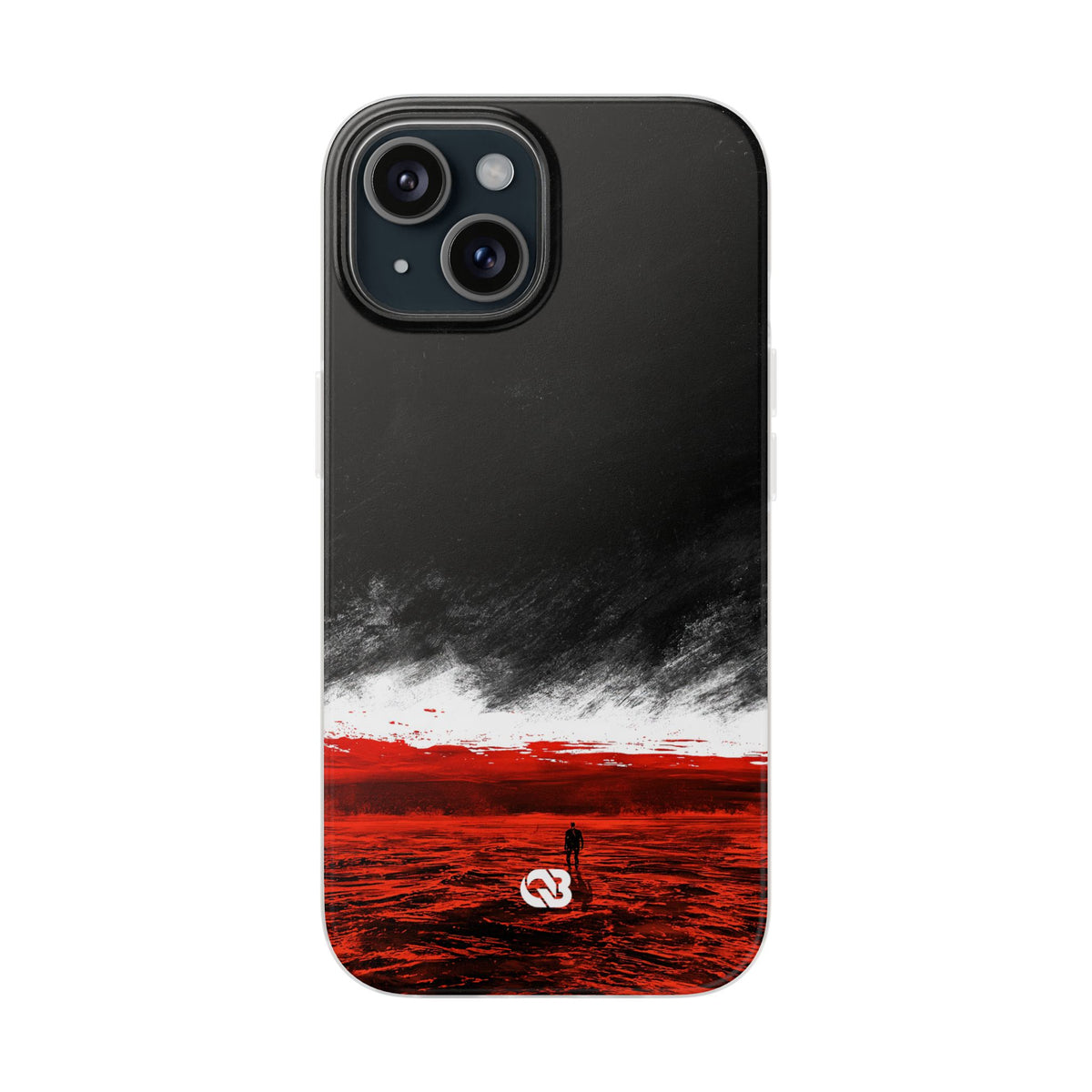 Crimson Void · Lite Phone Case for iPhone · Black