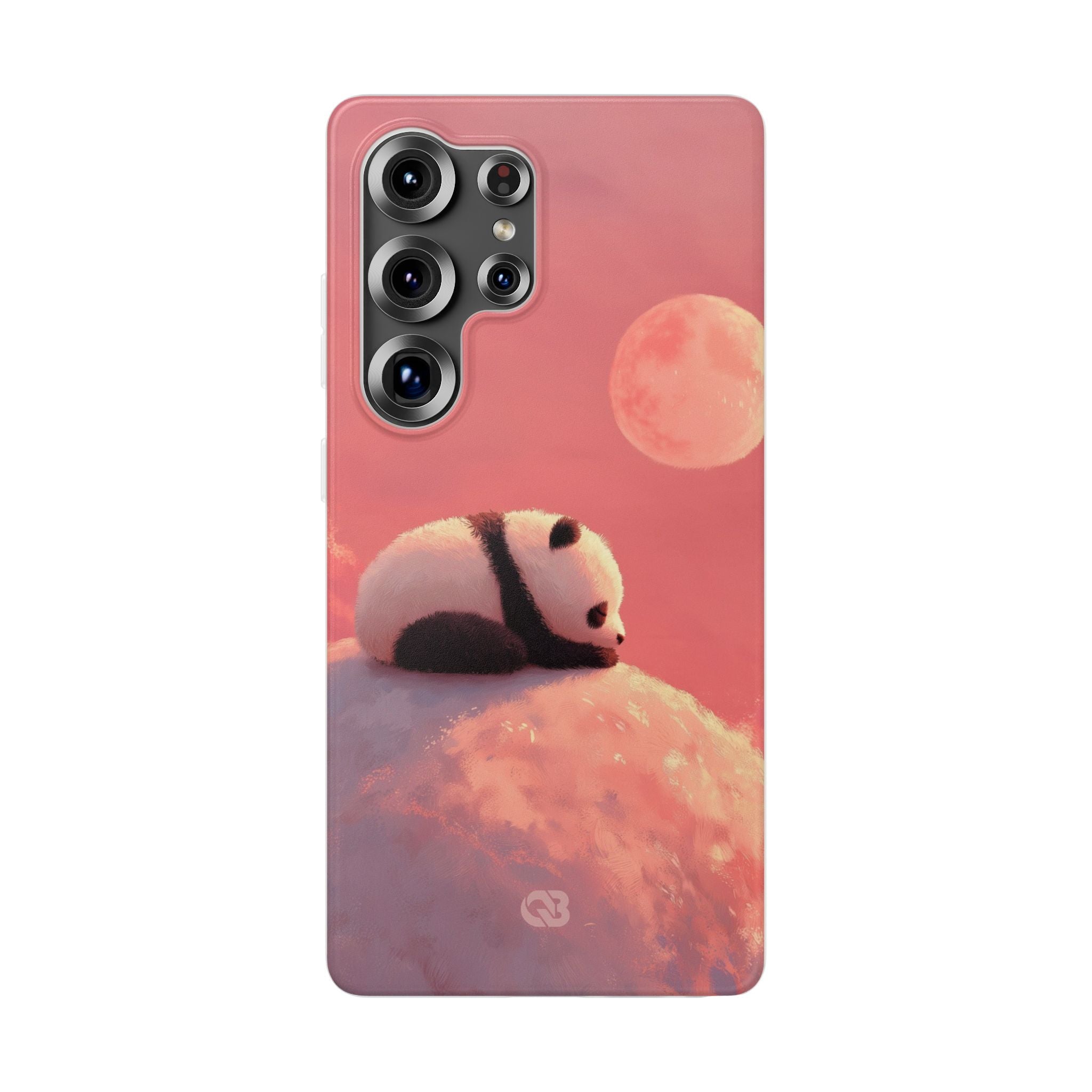 Rose Moon Panda · Soft Phone Case for Samsung