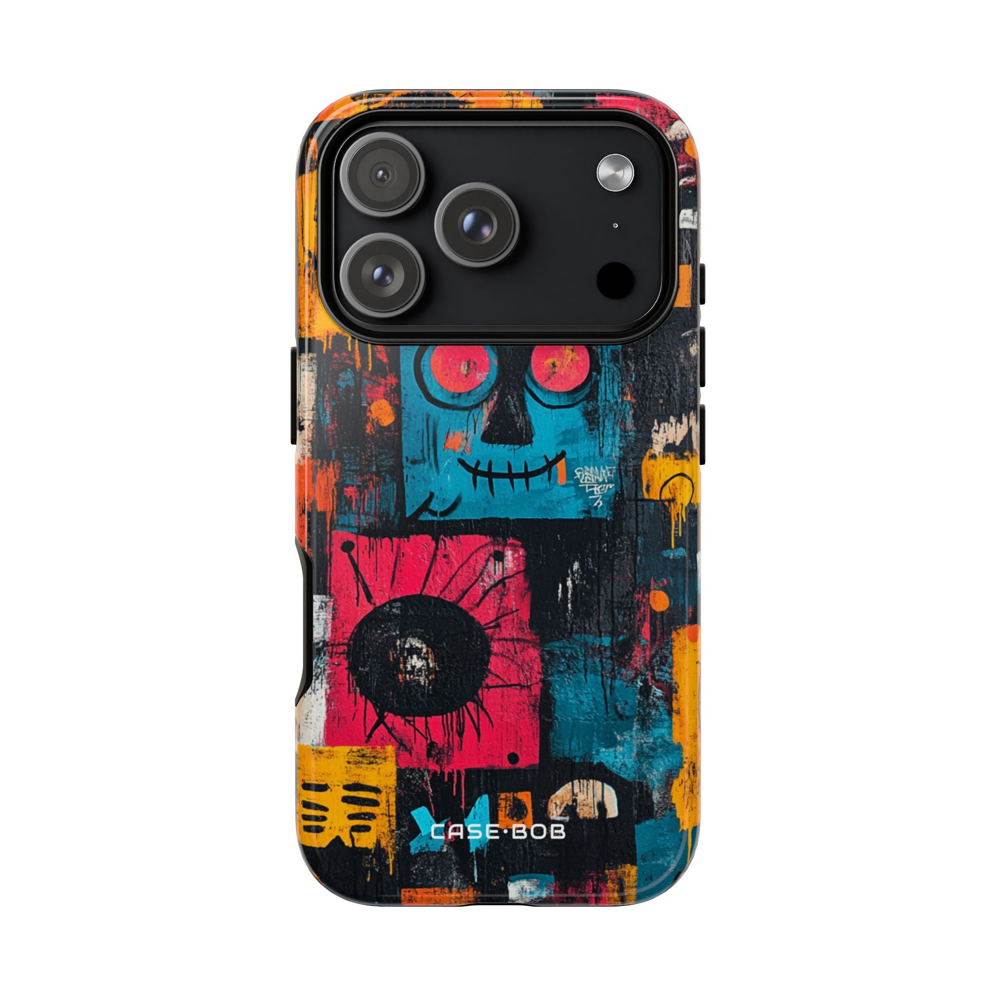 Blue Stitch Smile iPhone 17 Pro Case - Tough - CASE•BOB