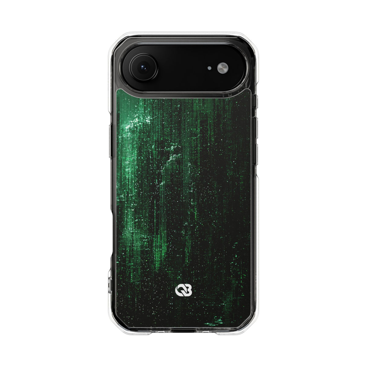 Emerald Void · Clear Impact Magnetic Phone Case for iPhone · Green