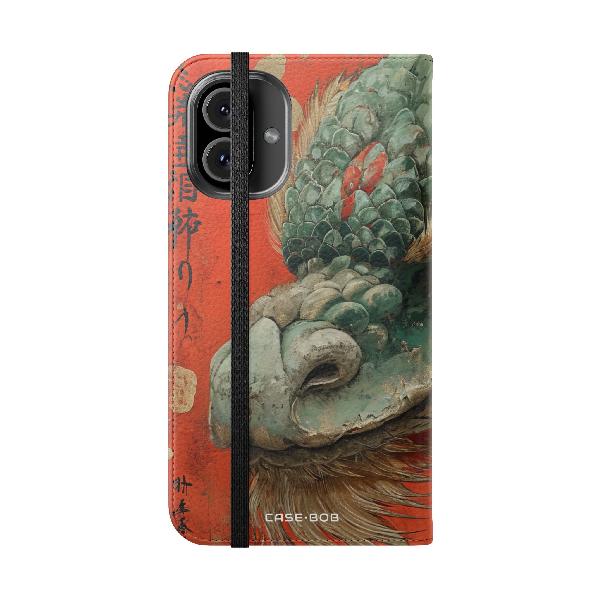 Dragon's Gaze Crimson - iPhone 16 Plus Case - Wallet