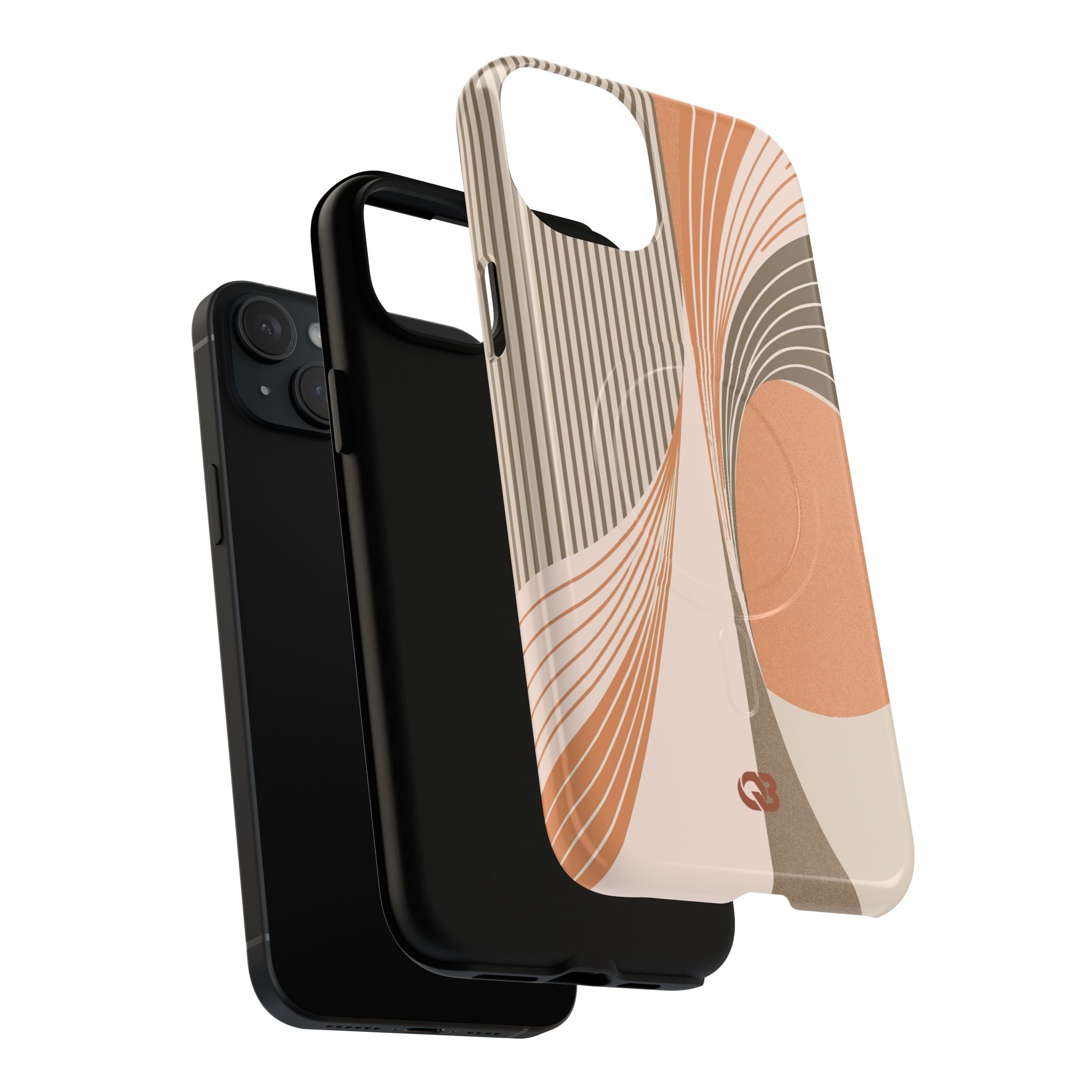 Orange Tough 2.0 Magsafe Phone Case for iPhone - Desert Arc Horizon