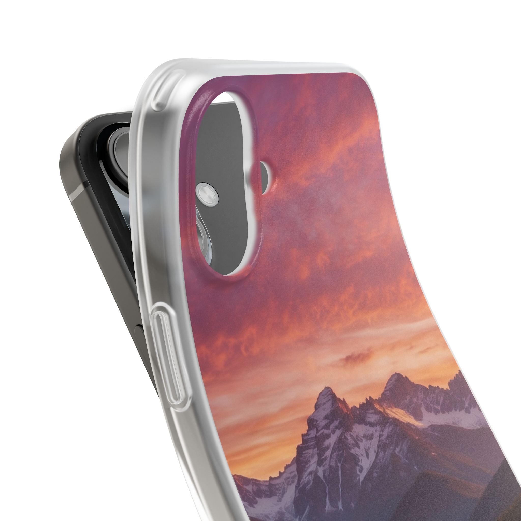 Snowcap Bloom iPhone 16 Plus Cover - Blød