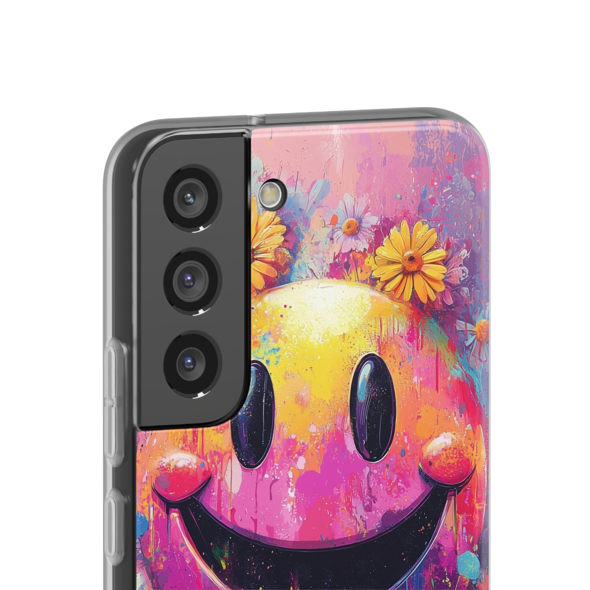 Vivid Grin Graffiti · Soft Phone Case for Samsung