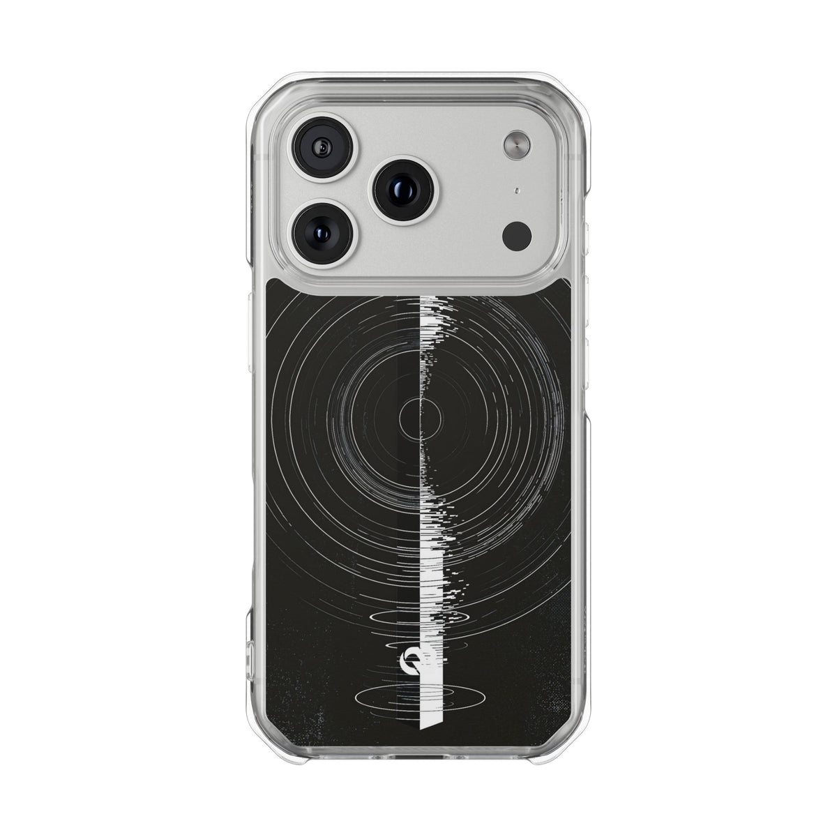 Black Impact MagSafe Phone Case for iPhone - Obsidian Orbital Signal