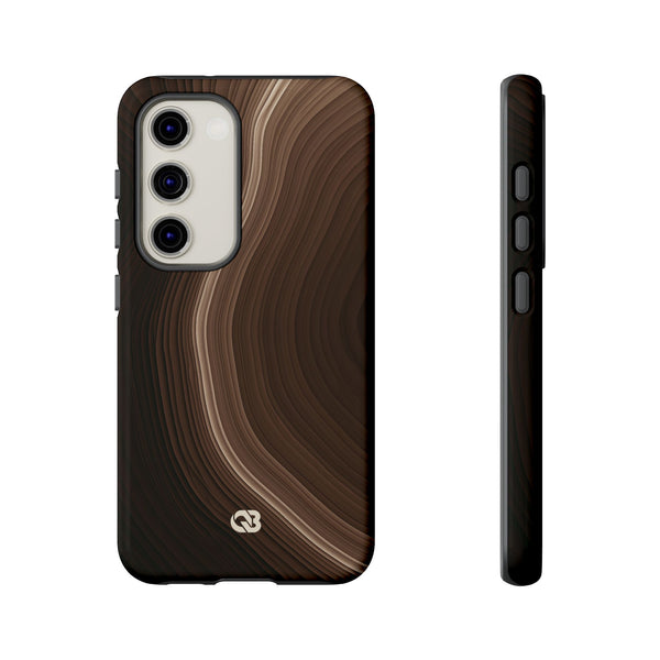 Umber Strata · Tough Phone Case for Samsung · Brown