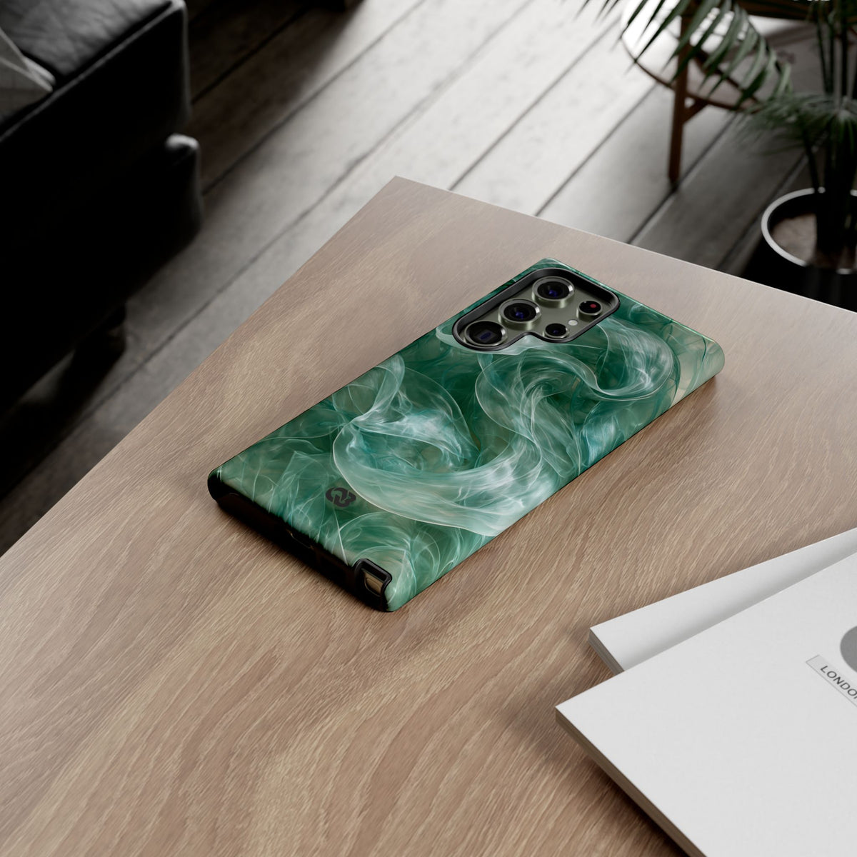Translucent Aqua Flow · Tough Phone Case for Samsung · Teal