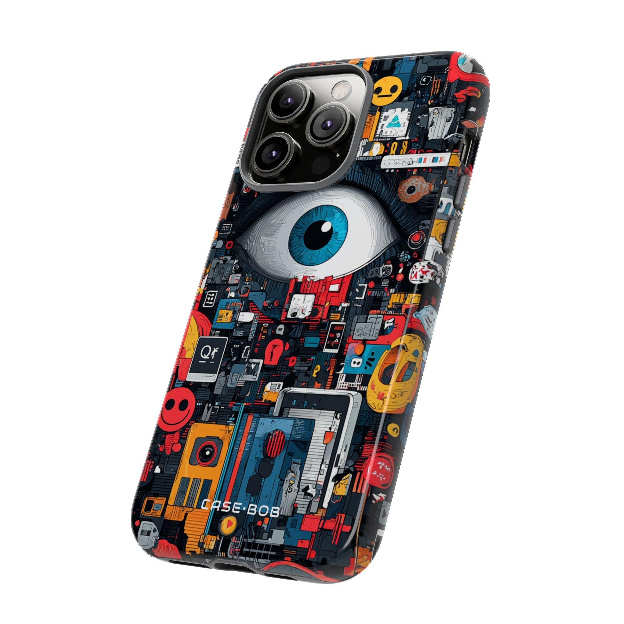 Digital Eye Blue iPhone 14 Pro Max Case - Tough