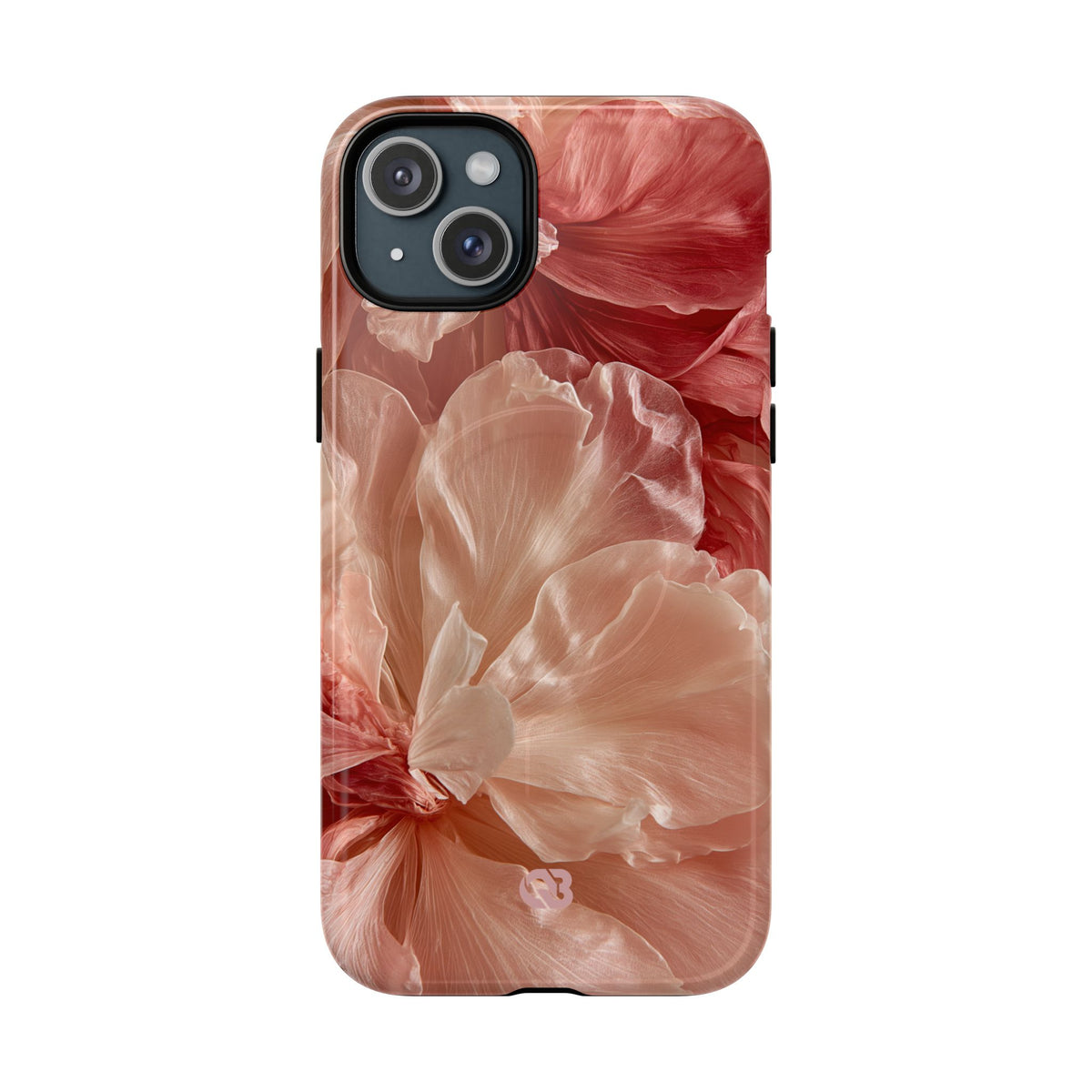 Blush Silk Bloom · Tough 2.0 Magnetic Phone Case for iPhone · Pink