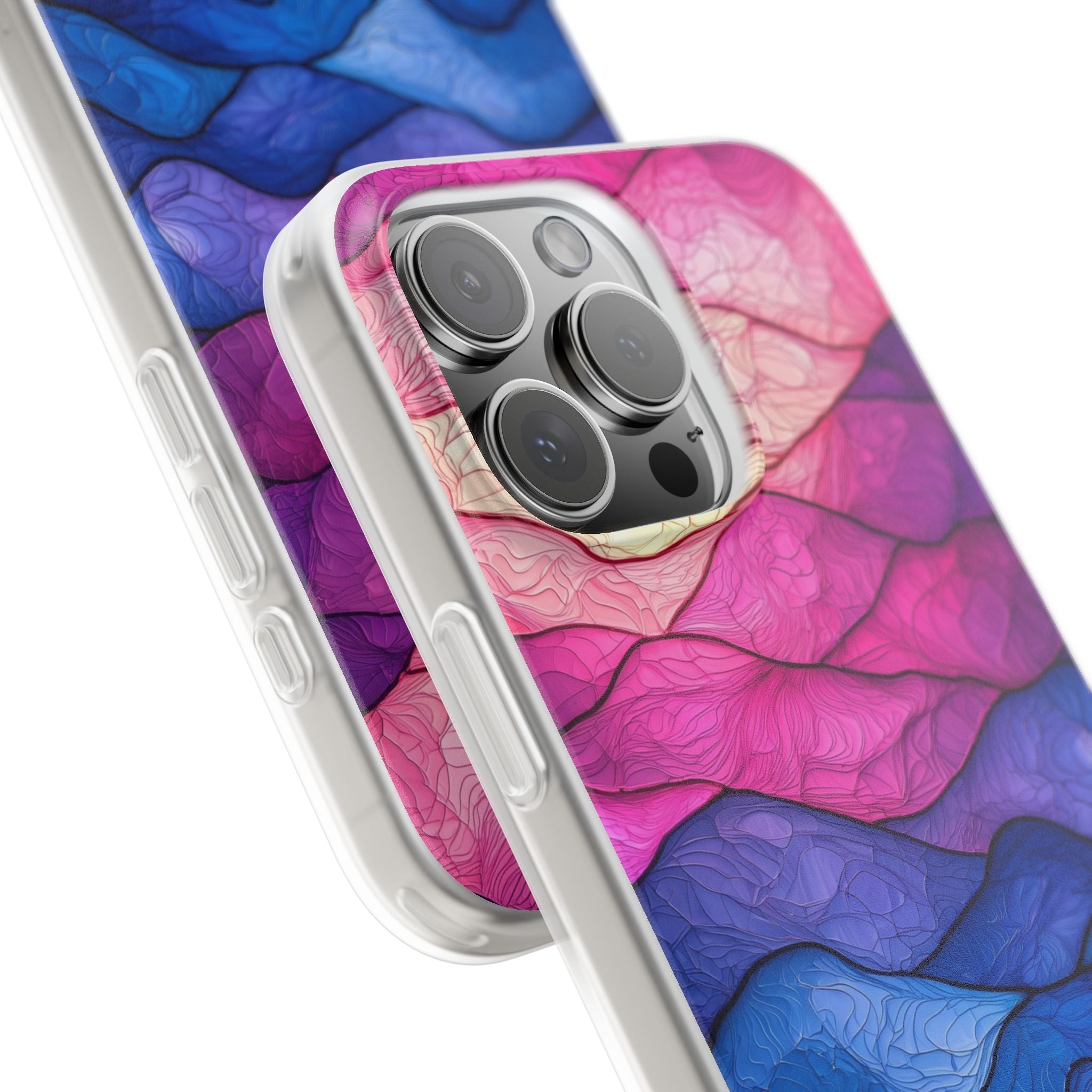 Electric Ridge Flow · Soft Phone Case for iPhone