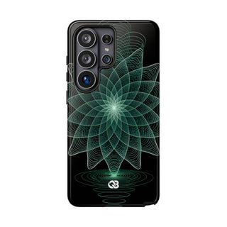 Verdant Harmonic Bloom · Tough Phone Case for Samsung · Black