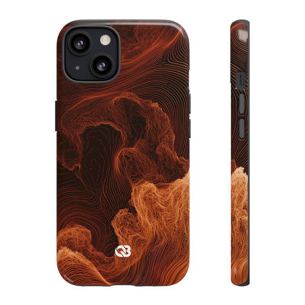 Amber Filament · Tough Phone Case for iPhone · Orange