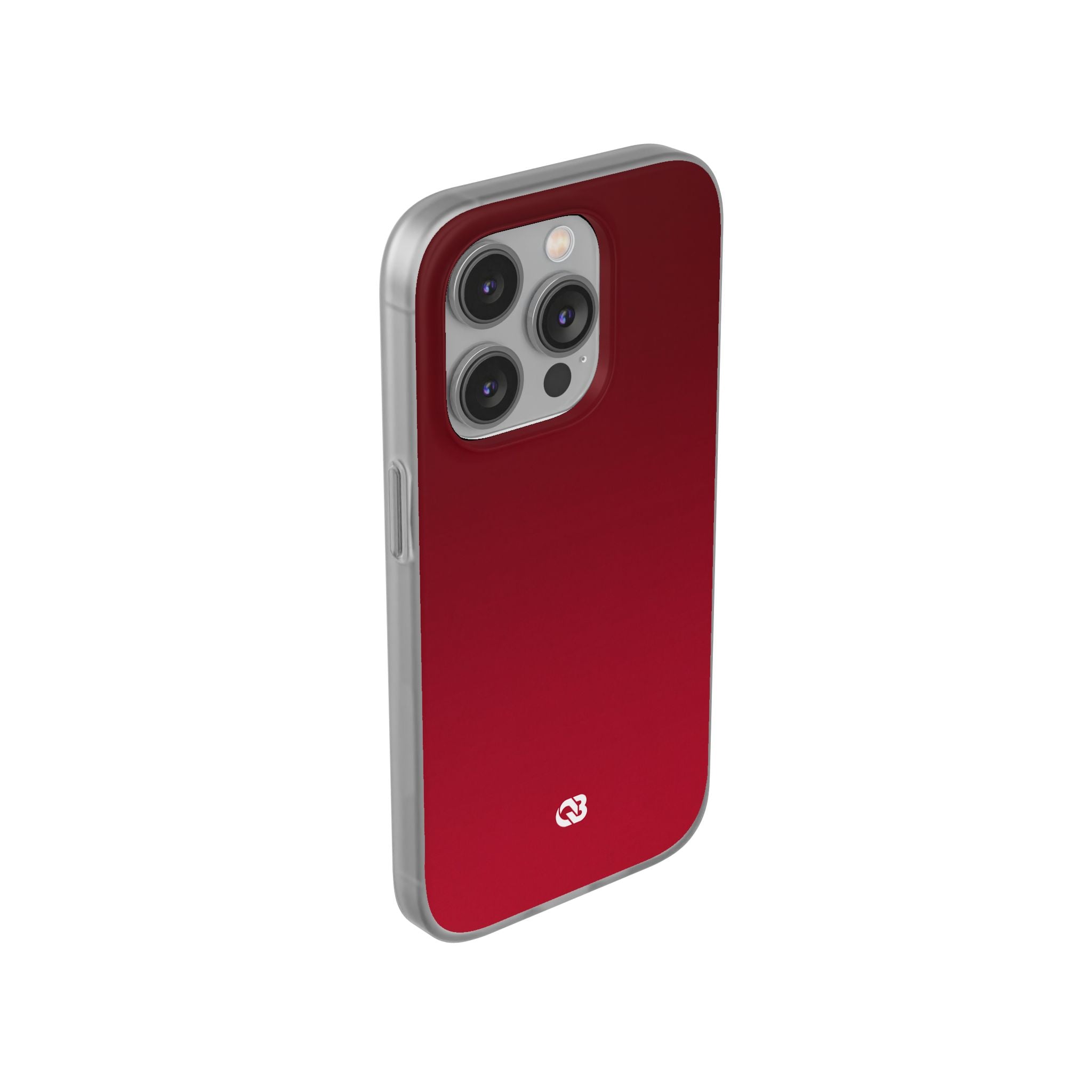 Red Lite Phone Case for iPhone - Crimson Velvet Fade