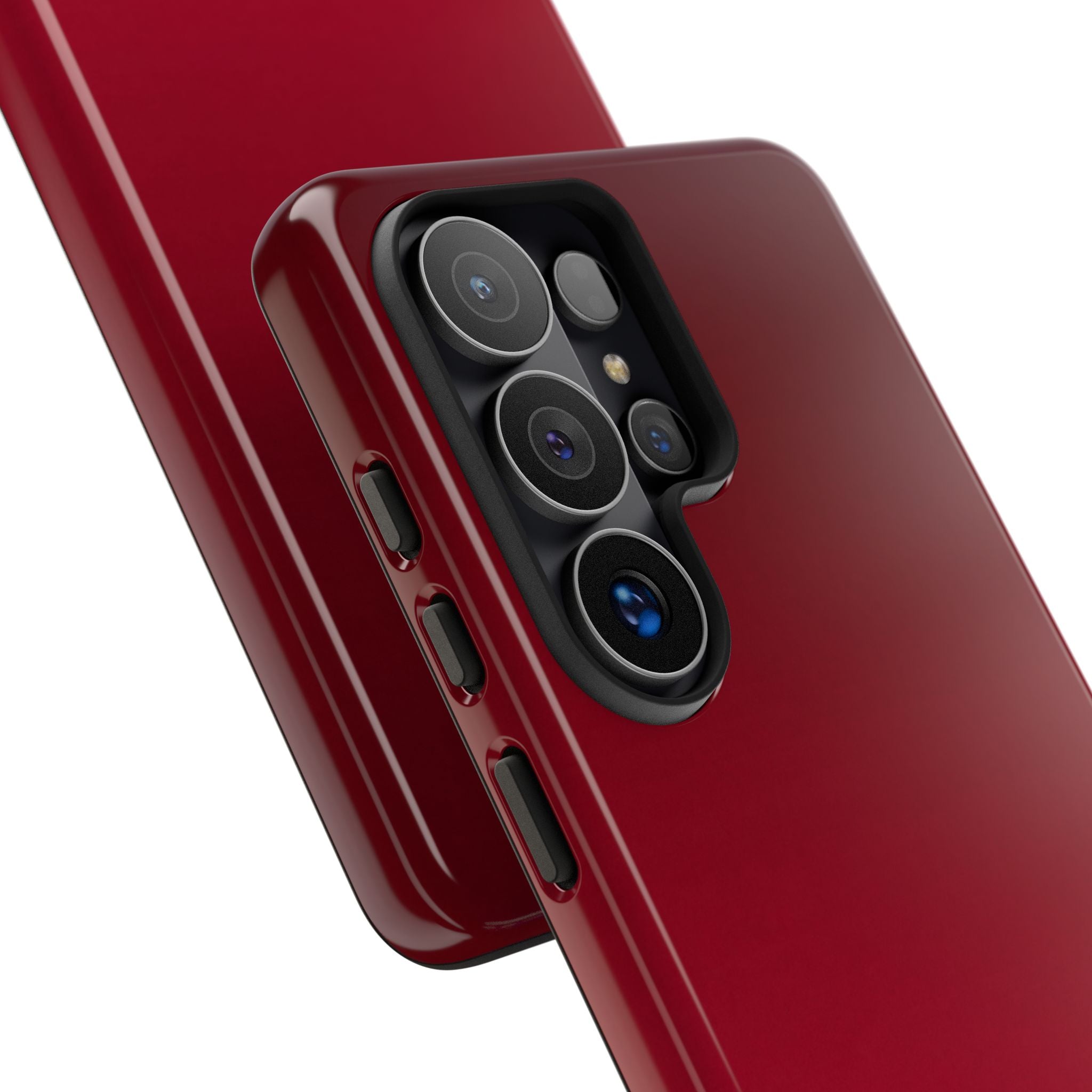 Red Tough Phone Case for Samsung - Crimson Velvet Fade