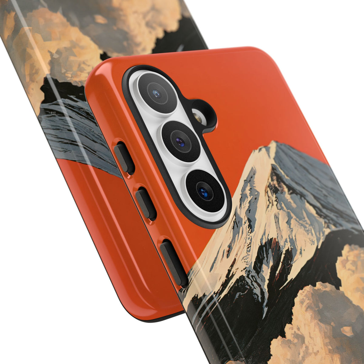 Sacred Peak Fuji · Tough Phone Case for Samsung · Orange