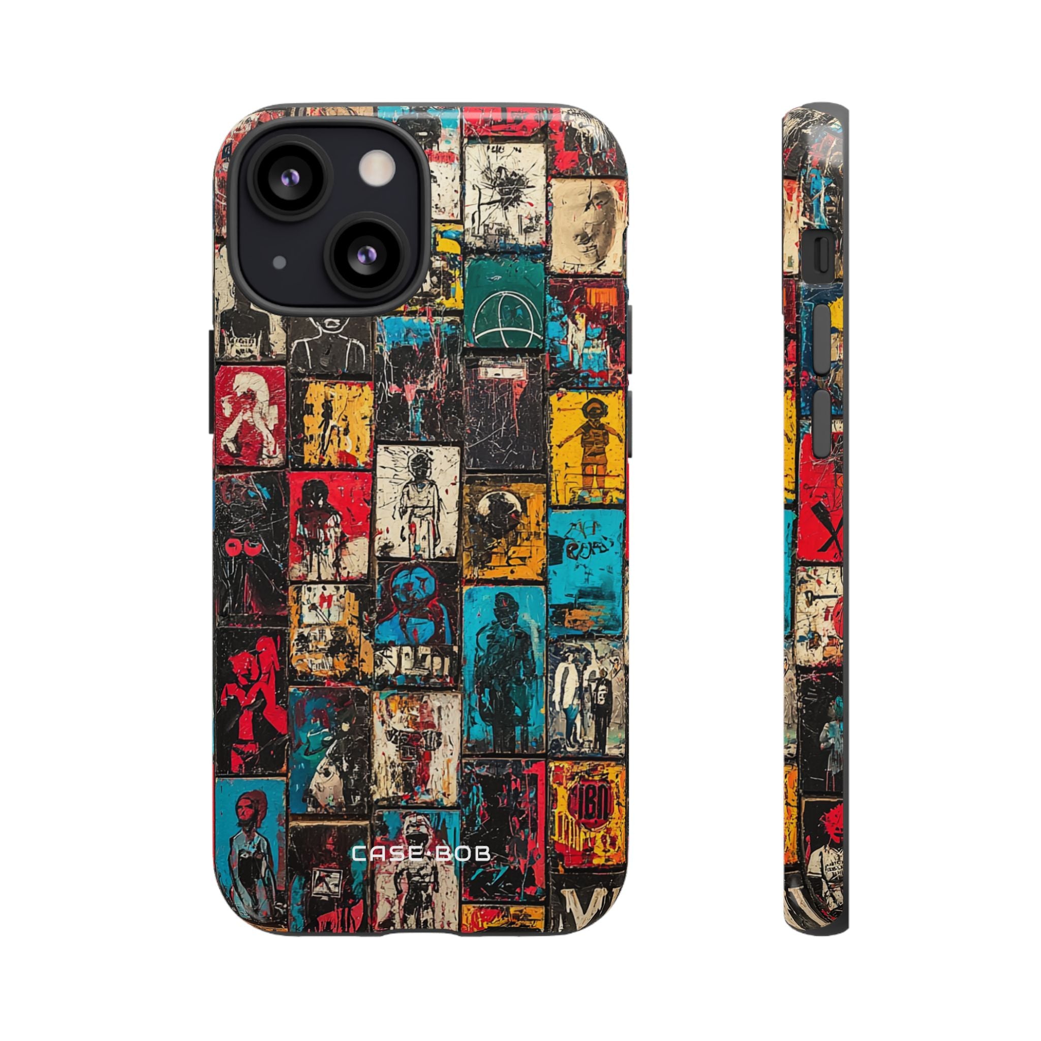 Figured Grid iPhone 13 Mini Case - Tough