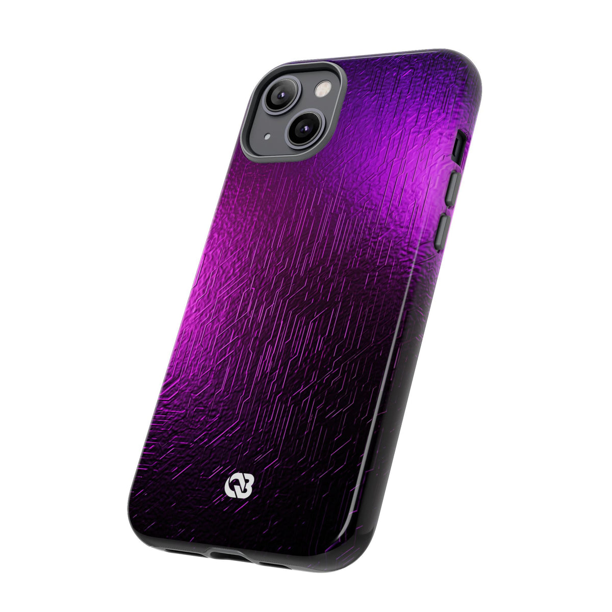Violet Cyber Circuit · Tough Phone Case for iPhone · Purple