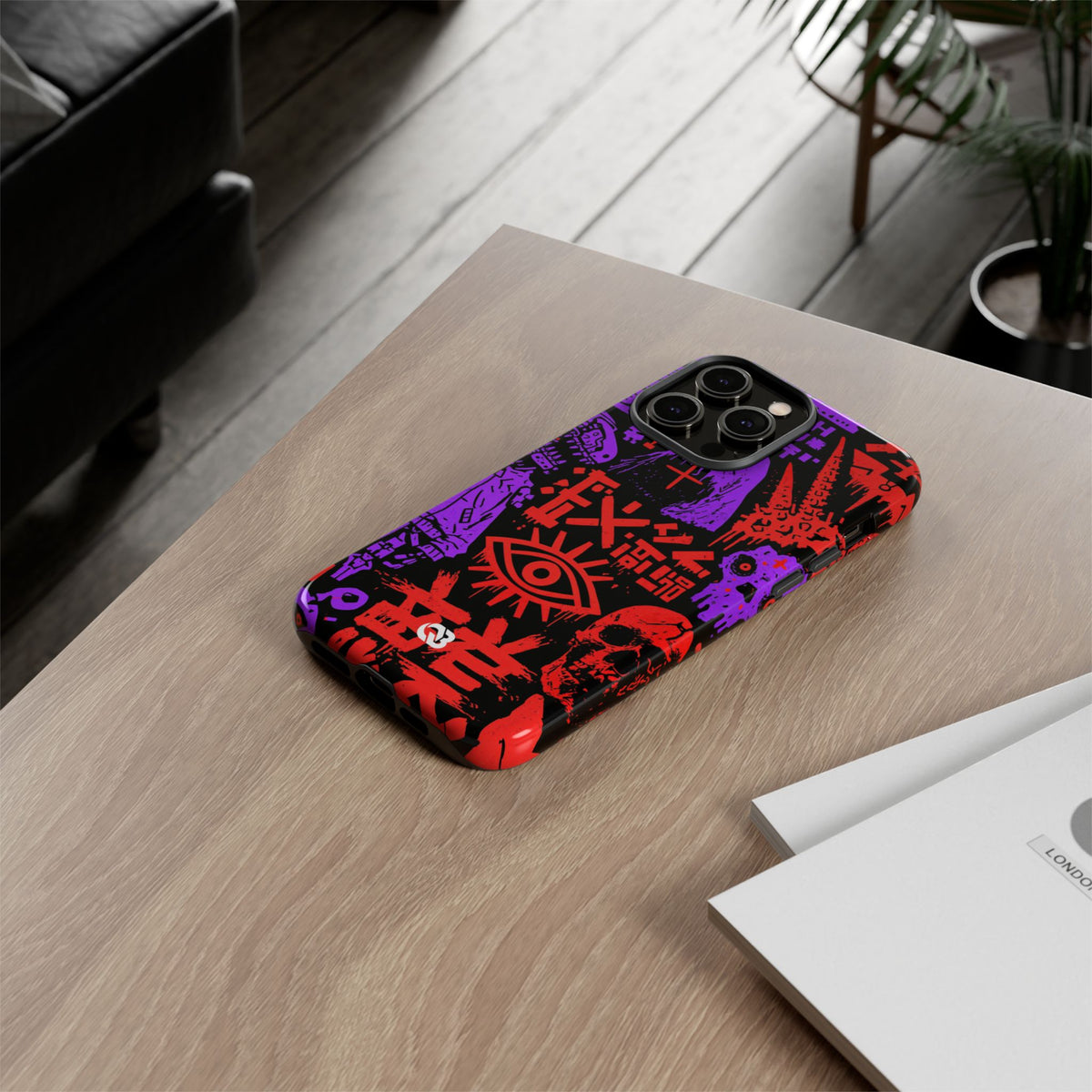 Underground Cyber Glyphs · Tough Phone Case for iPhone · Black