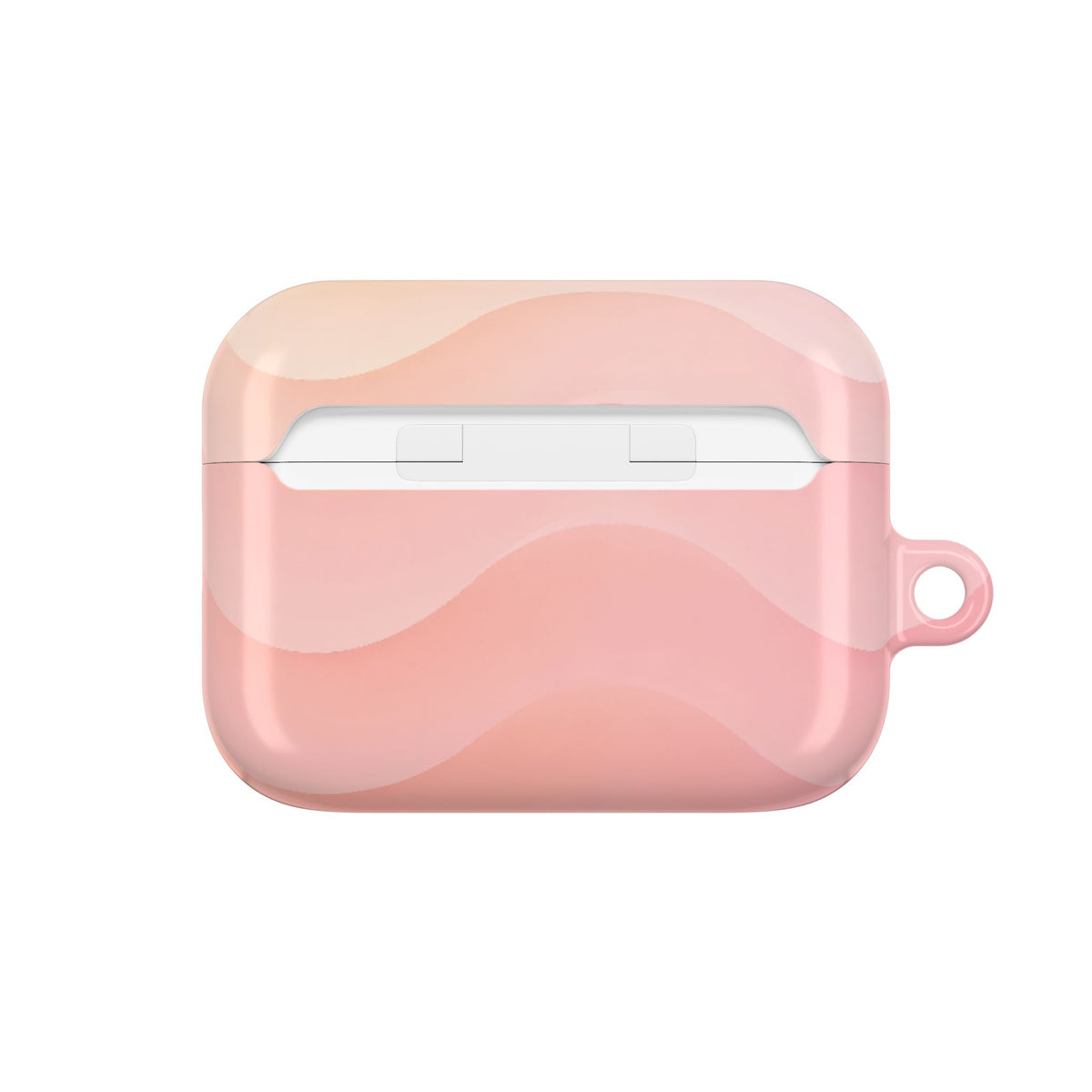 Blush Horizon Waves · Hard Case for AirPods & AirPods Pro · Pink