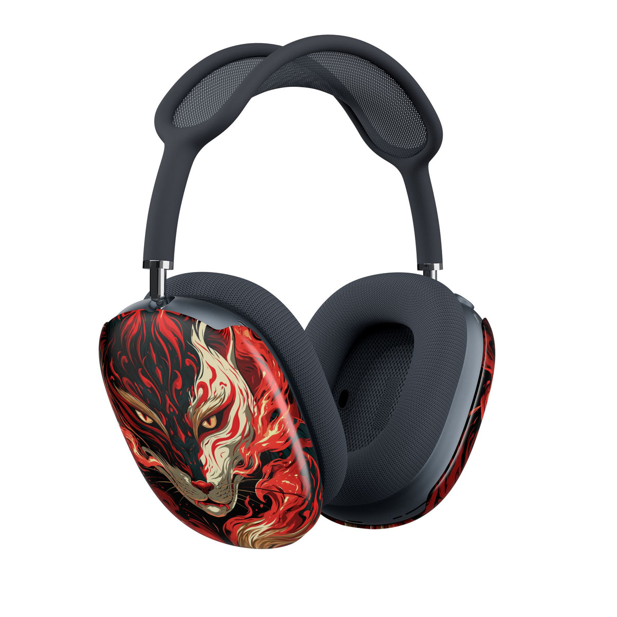 Crimson Kitsune Spirit · Hard Case for AirPods Max · Red