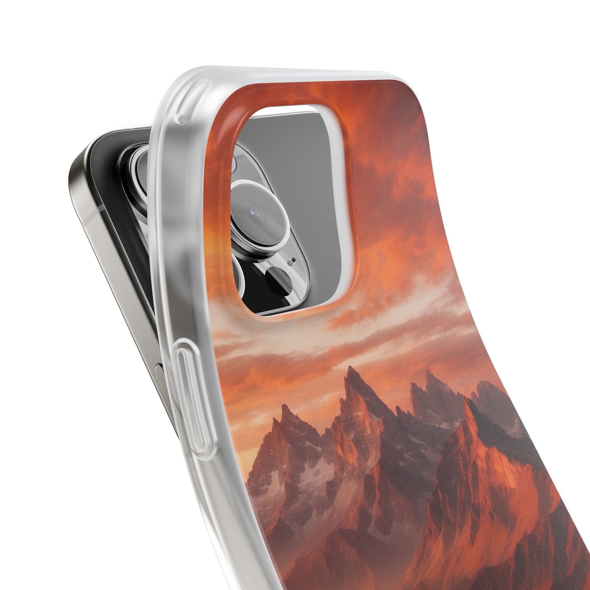 Jagged Glow iPhone 16 Pro Max Case - Soft