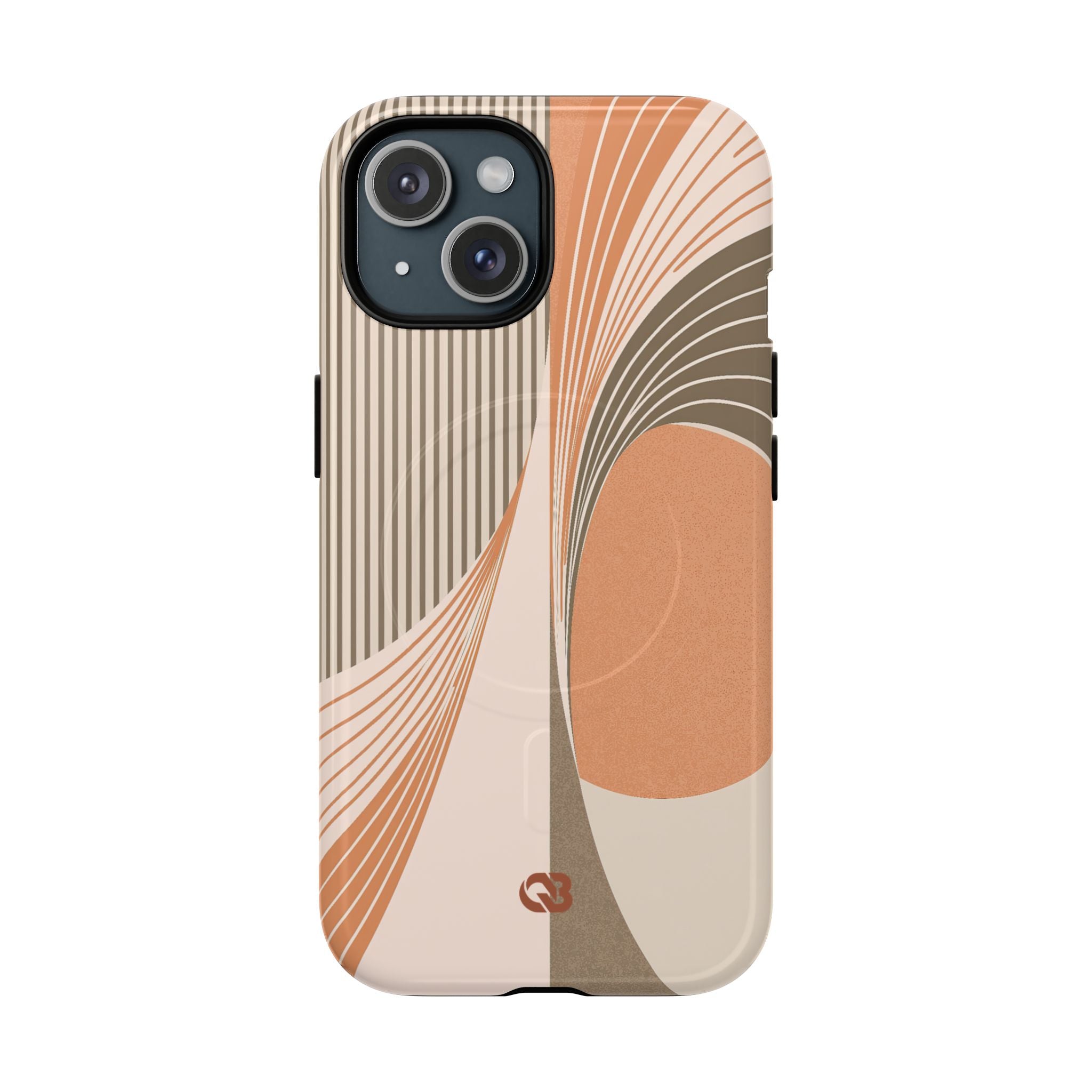 Orange Tough 2.0 Magsafe Phone Case for iPhone - Desert Arc Horizon