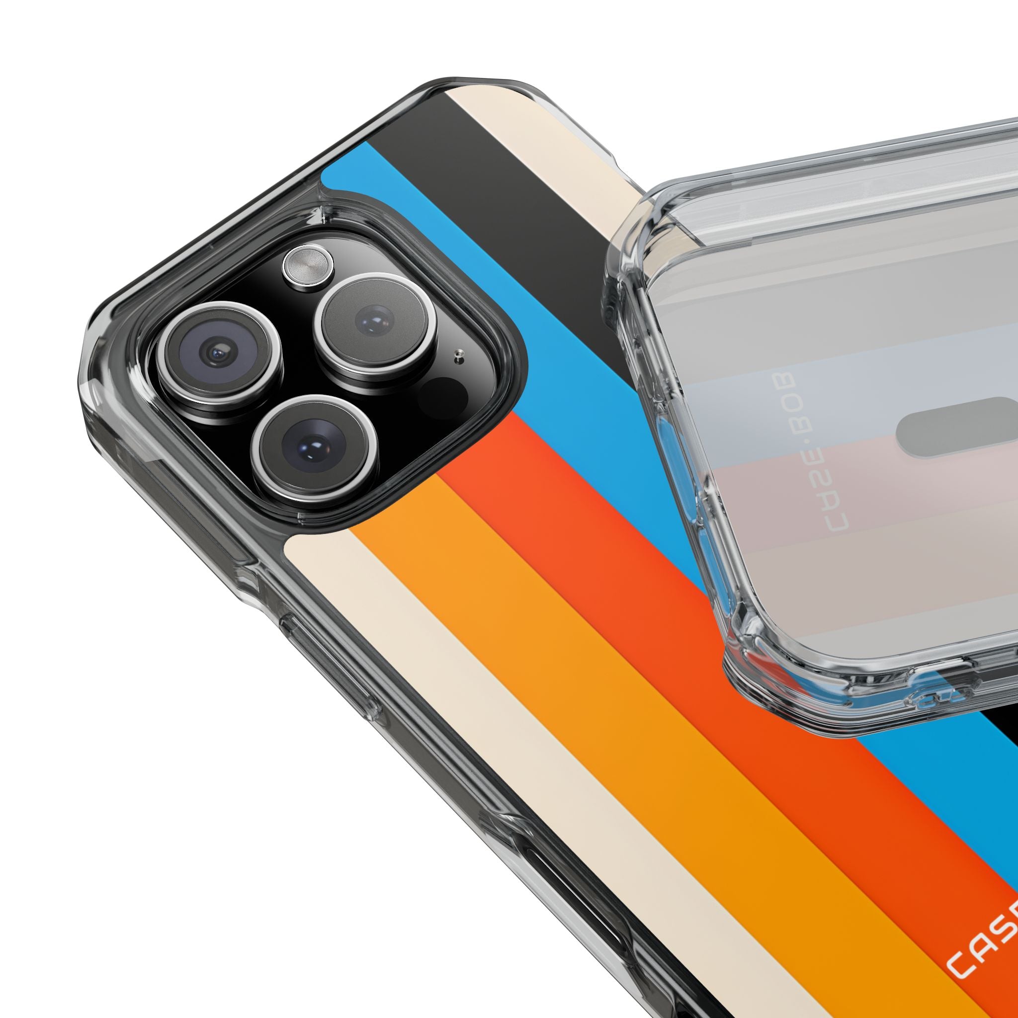 Lebendige Streifen Harmonie iPhone 16 Pro Case - Impact