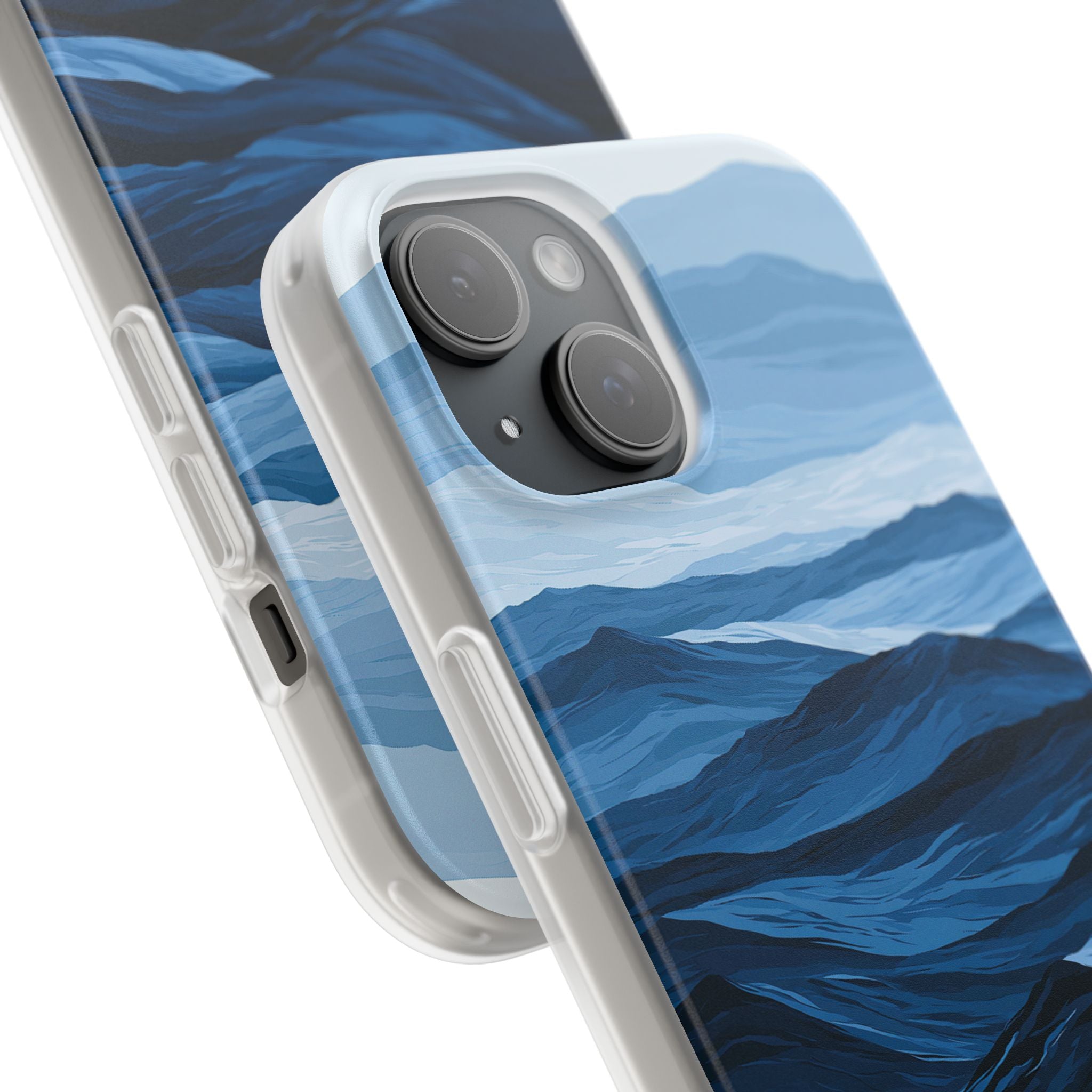 Blue Lite Phone Case for iPhone - Cobalt Ridge Tides