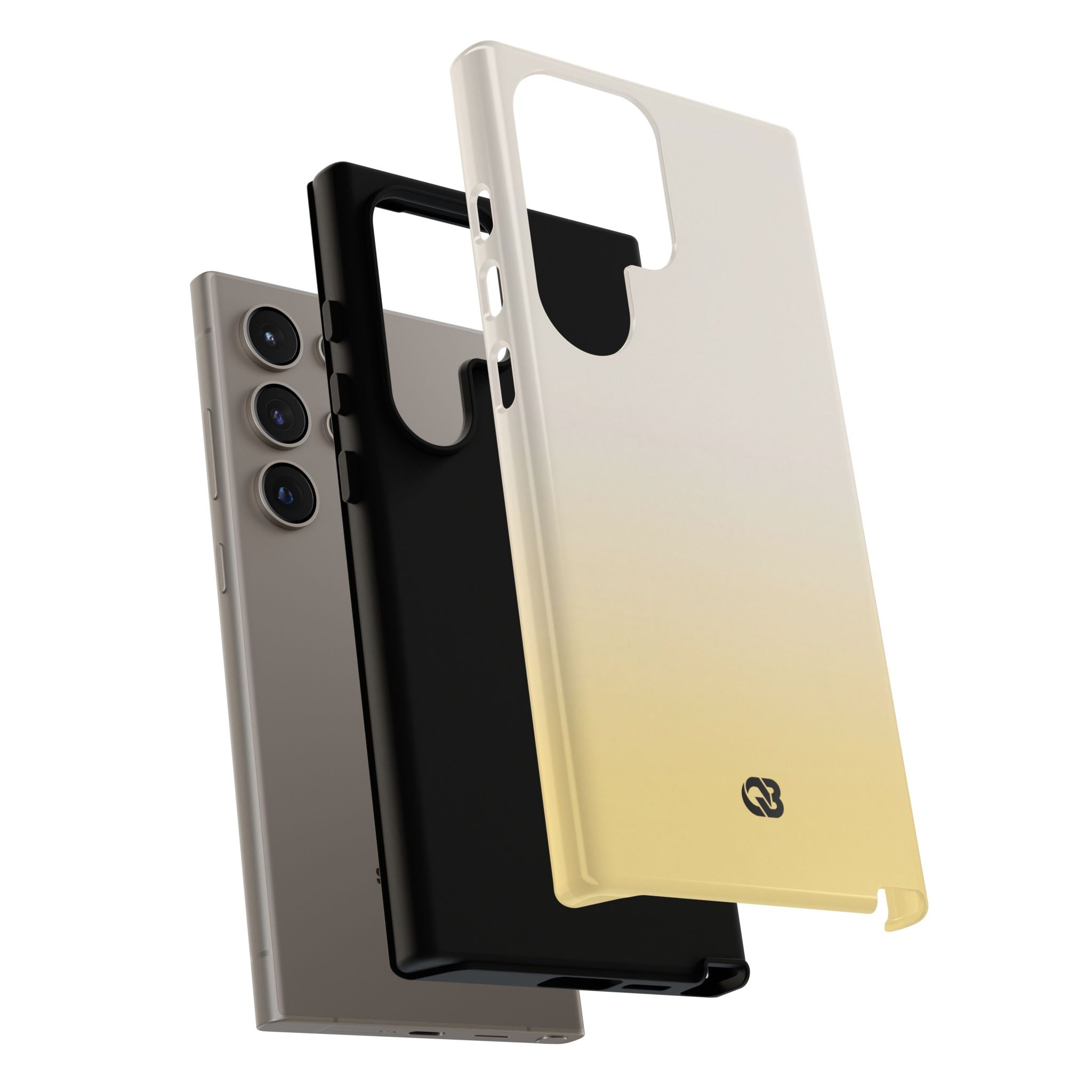 Yellow Tough Phone Case for Samsung - Bleached Citron Haze