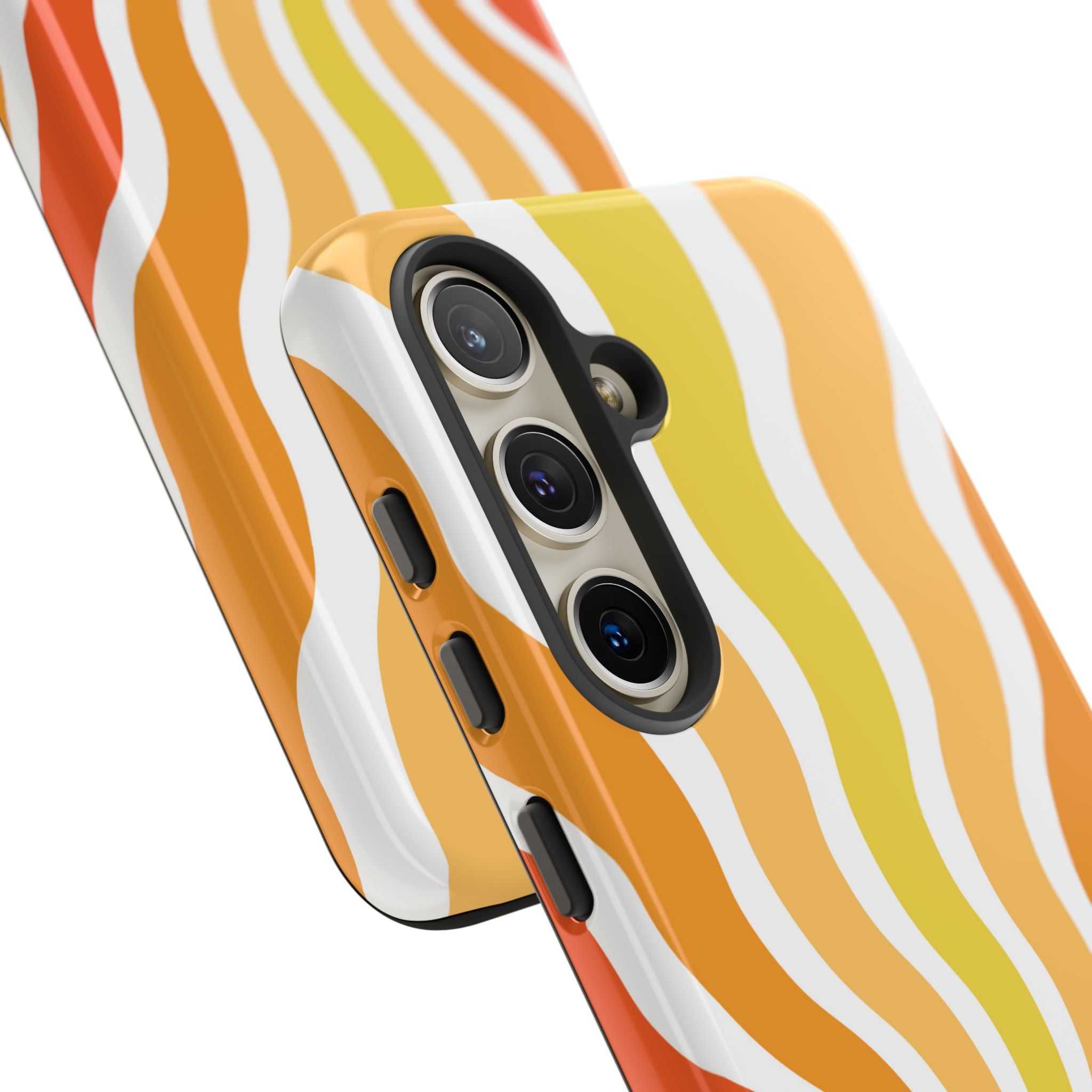 Amber Solar Waves · Tough Phone Case for Samsung