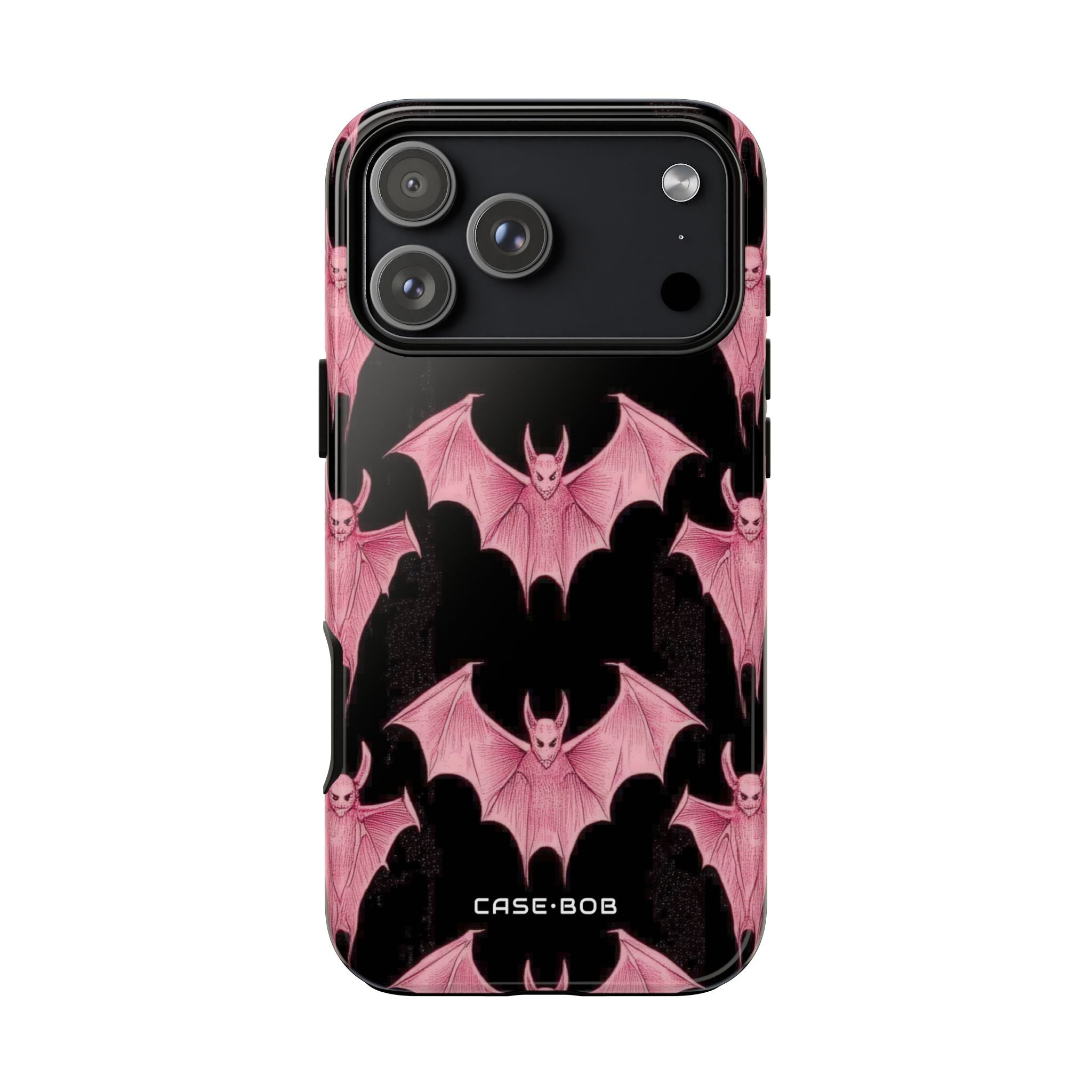 Pink Batwave iPhone 17 Pro Max Case - Tough - CASE•BOB