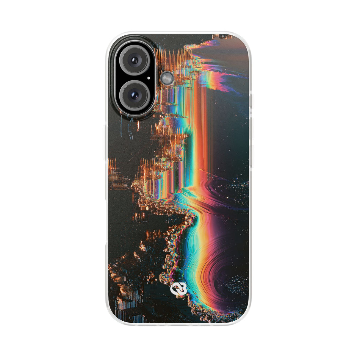 Prismatic Circuit · Lite Phone Case for iPhone · Black