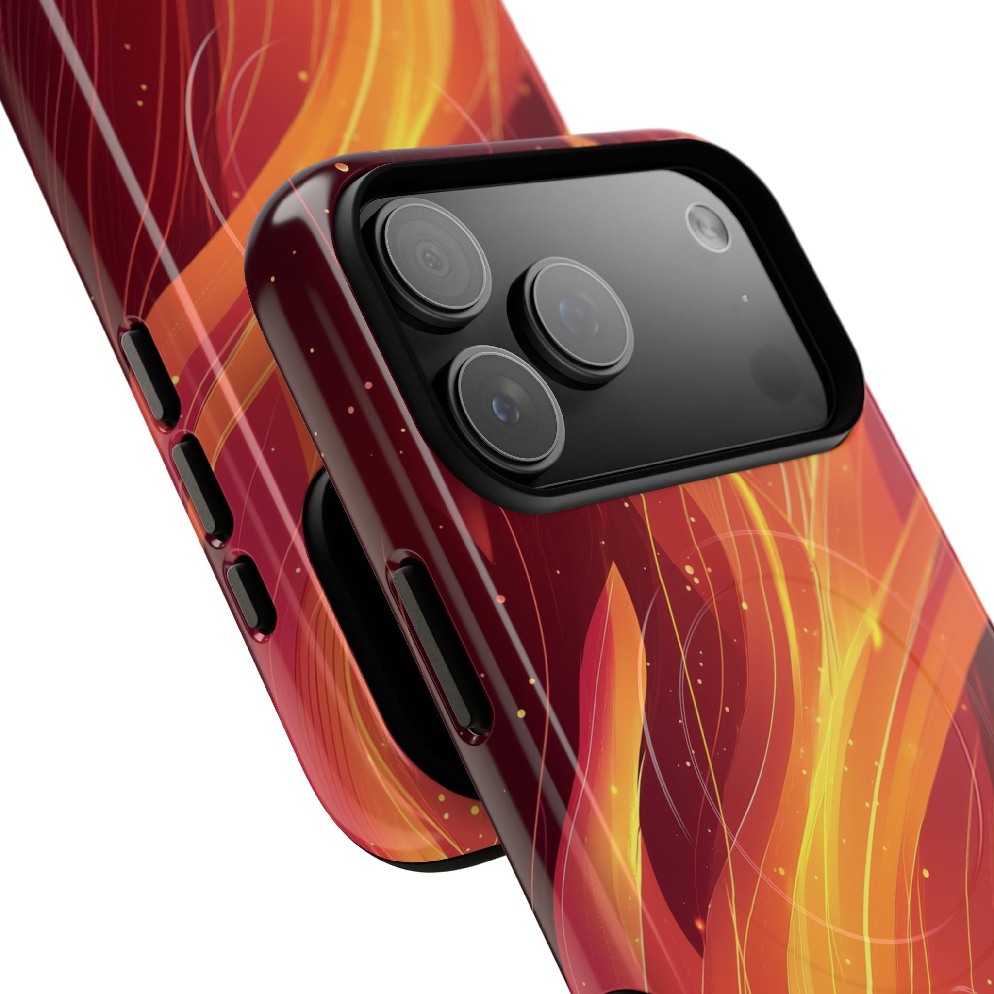Flaming Flow iPhone 17 Pro Max Case - Tough+ - CASE•BOB