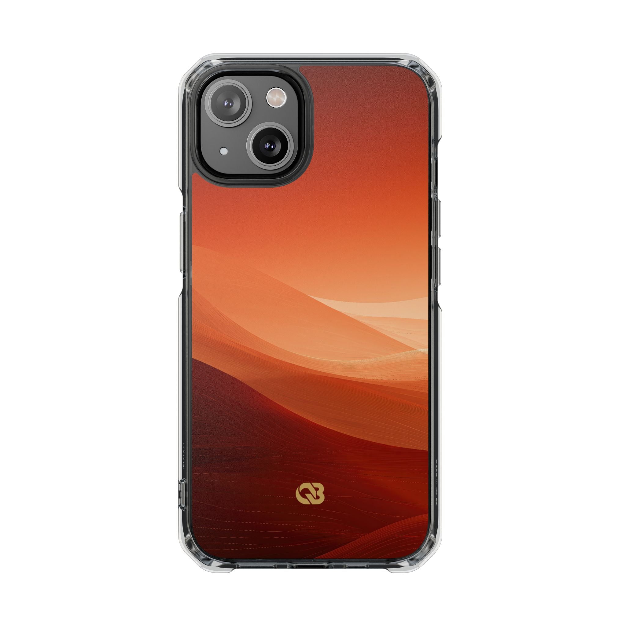 Orange Impact MagSafe Phone Case for iPhone - Crimson Dune Gradient