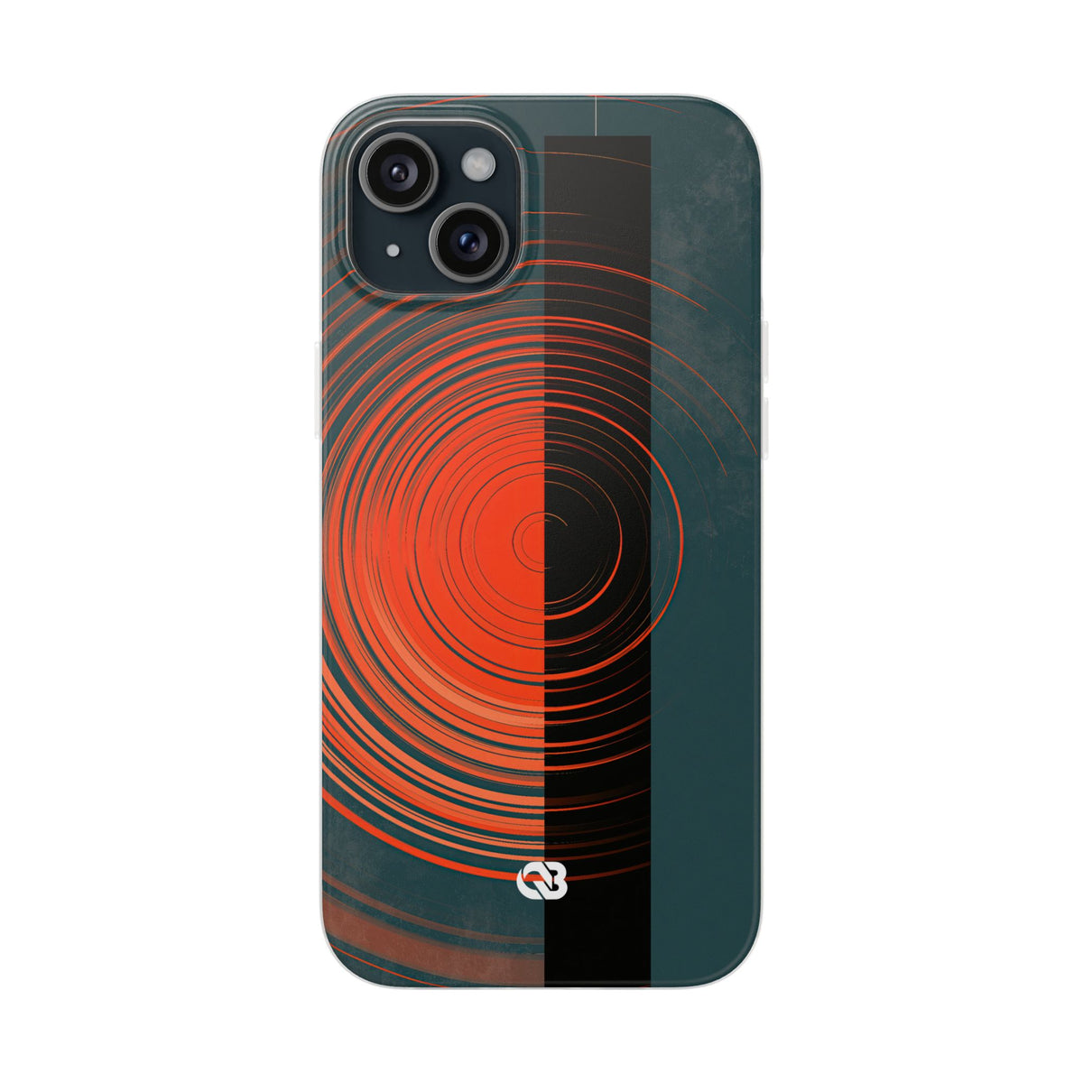 Teal Lite Phone Case for iPhone - Burnt Slate Radial