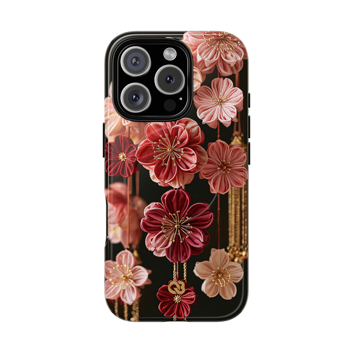 Silk Blossom Kanzashi · Tough 2.0 Magnetic Phone Case for iPhone · Pink