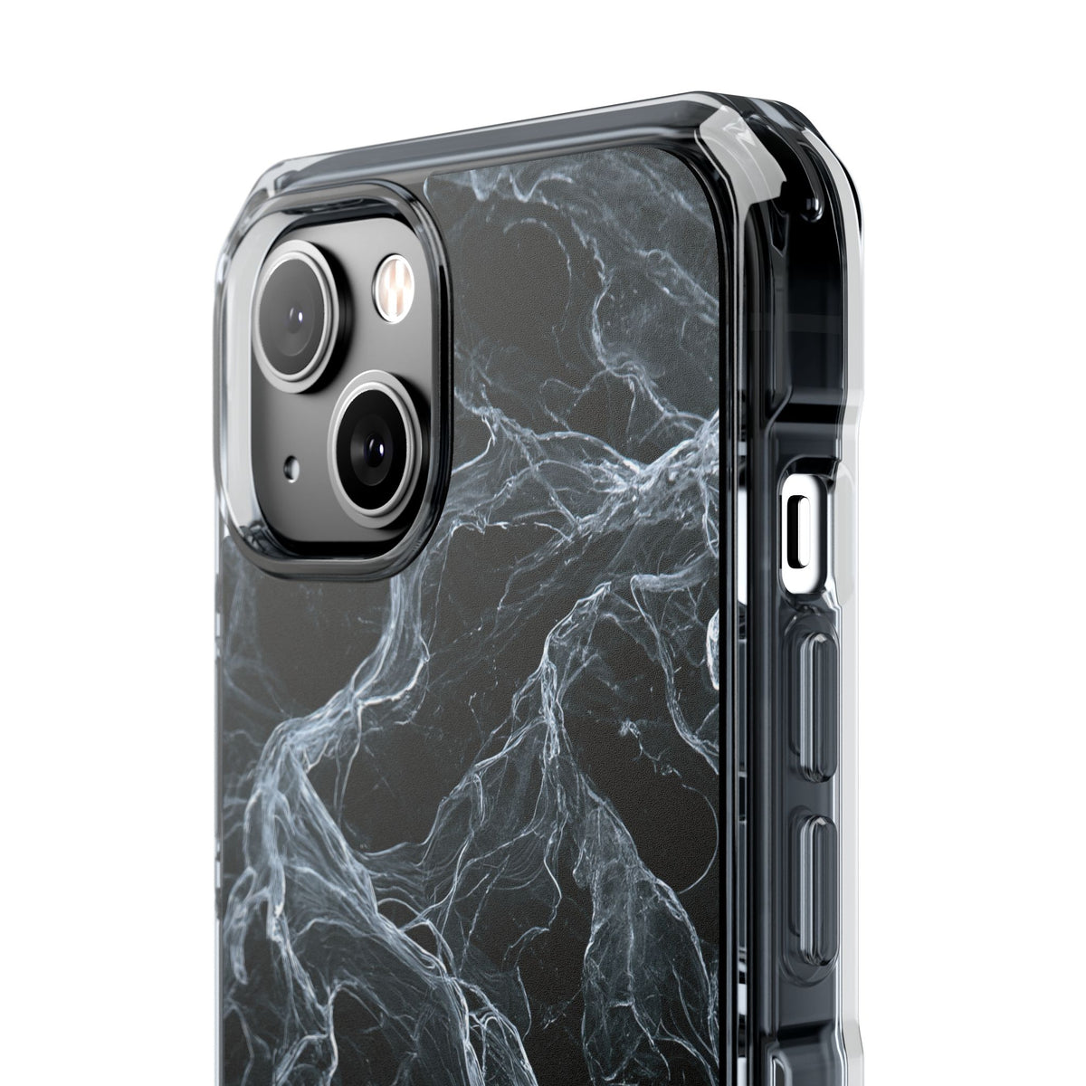 Arctic Gossamer · Clear Impact Magnetic Phone Case for iPhone · Black