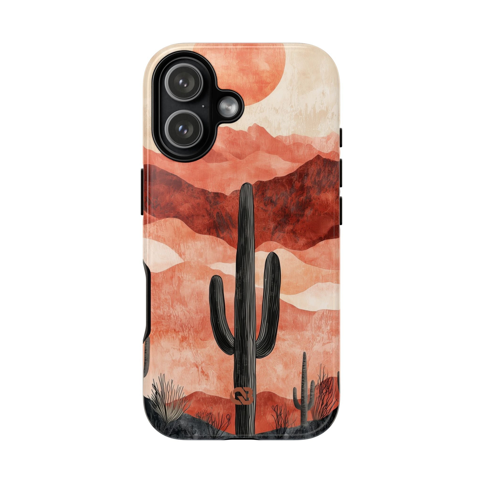 Terracotta Desert Sun · Tough Phone Case for iPhone
