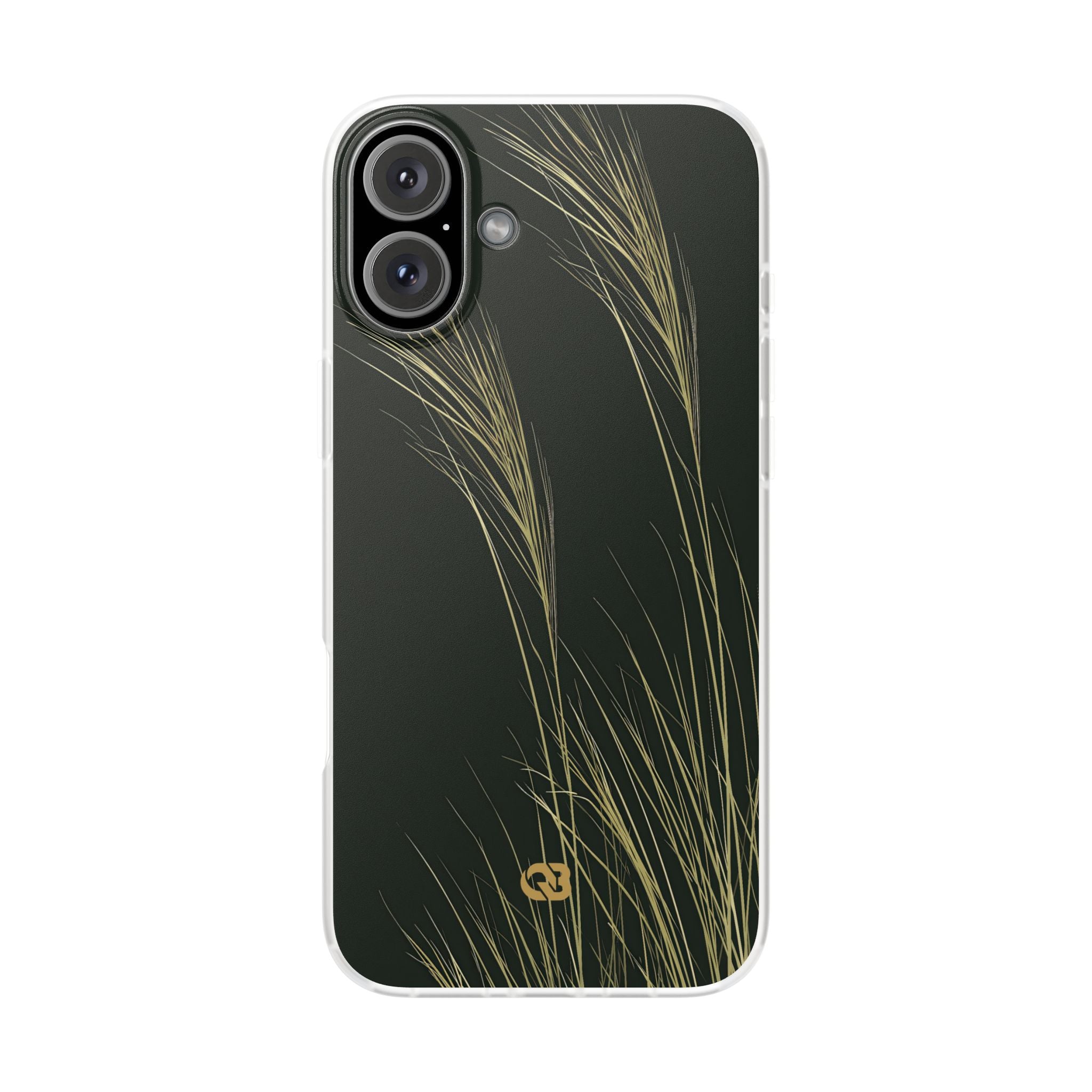 Green Lite Phone Case for iPhone - Midnight Gilded Grass